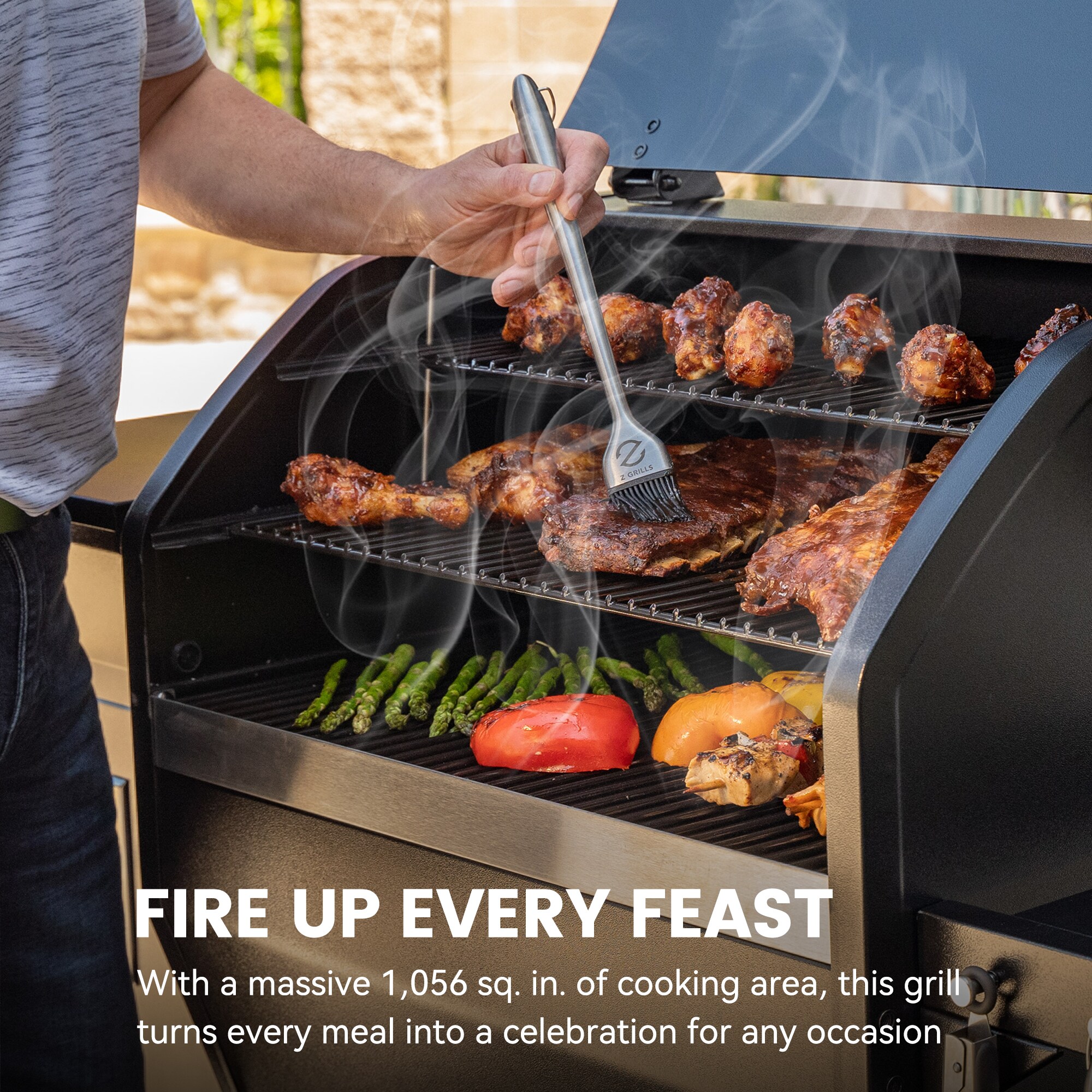 Z GRILLS ZPG-10002B Pellet-Grills - View #2