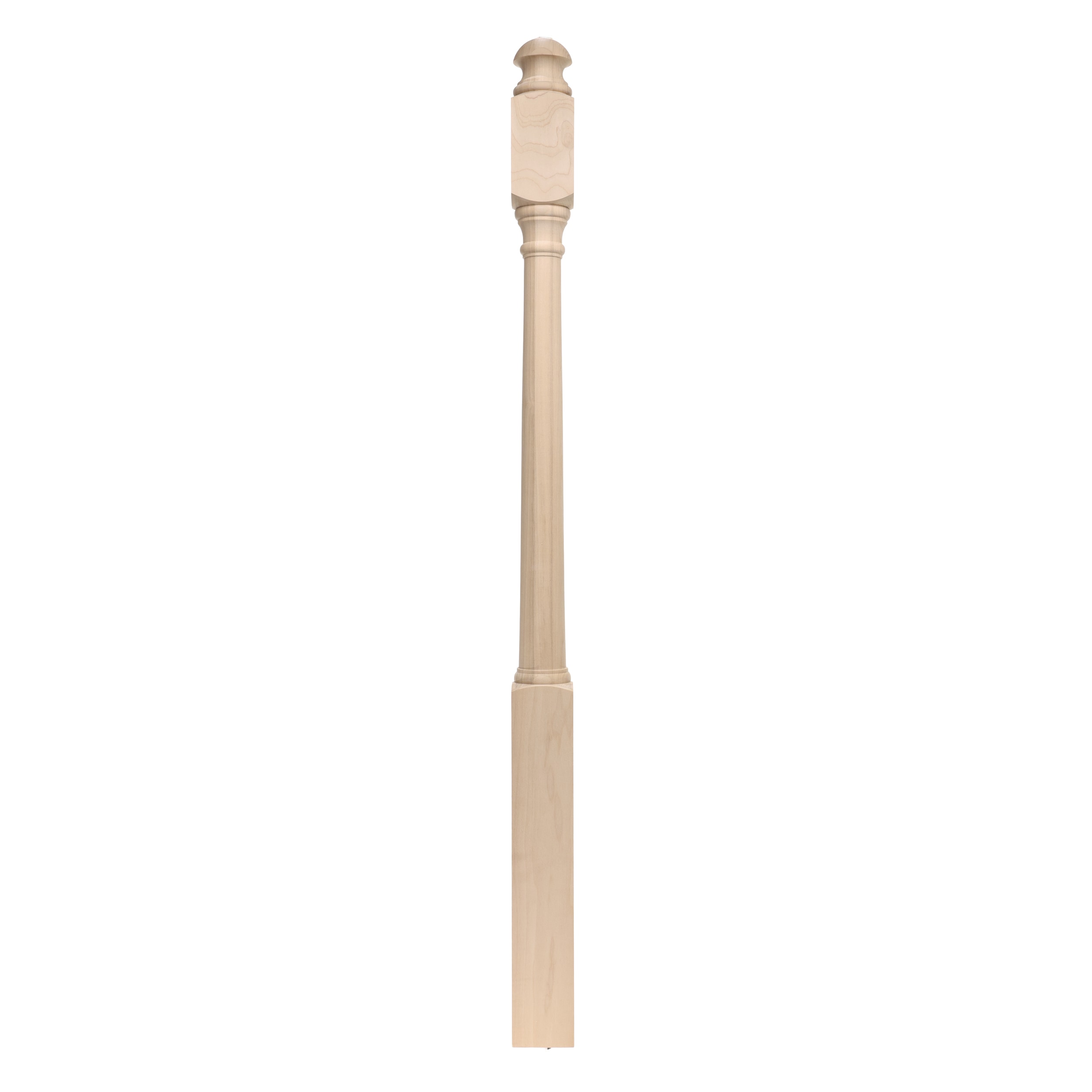 RELIABILT WG4040MT48POP 3-in x 48-in Unfinished Poplar Universal Stair Newel Post
