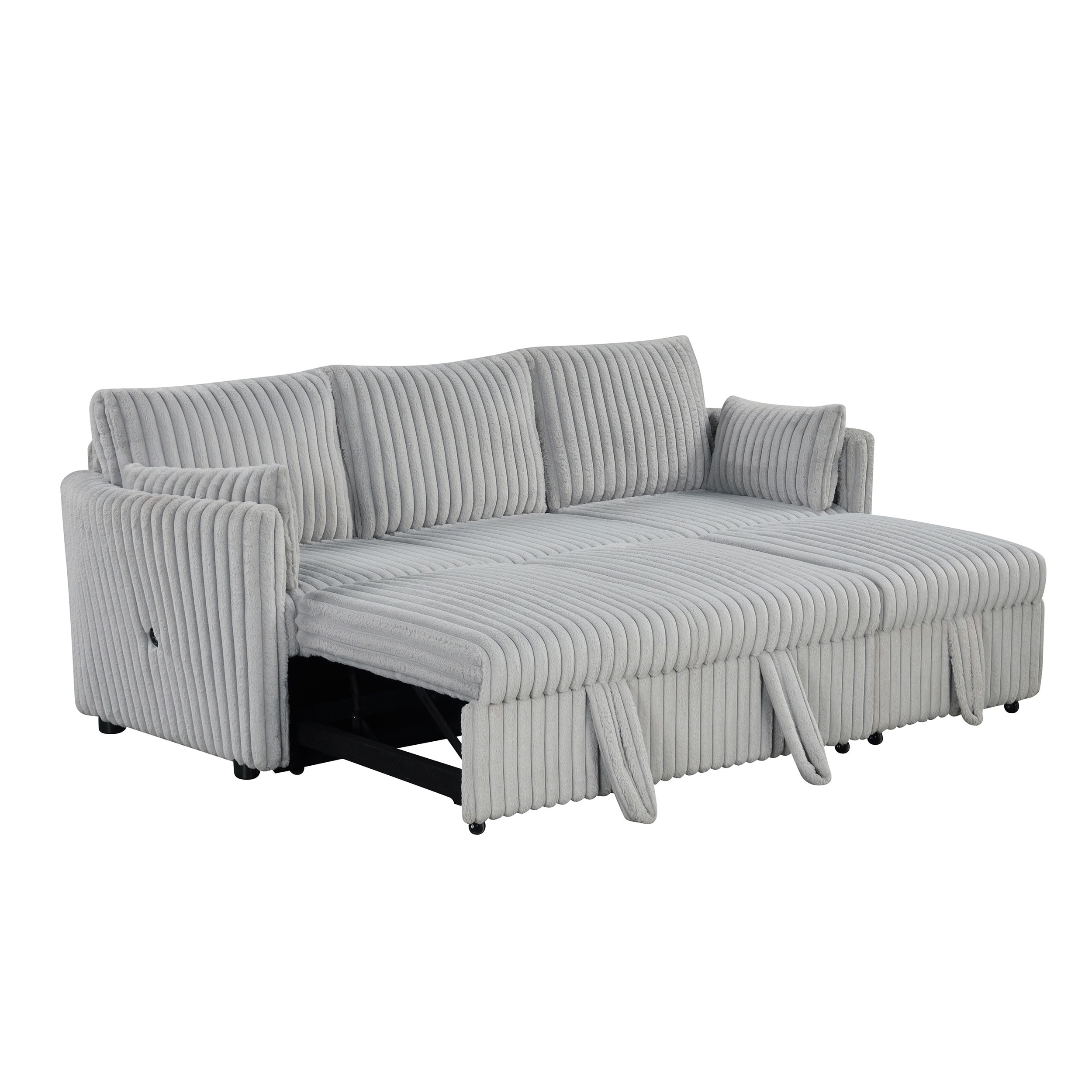 Furniture of America IDFSL64002GY-SF Sofas-Loveseats - View #3