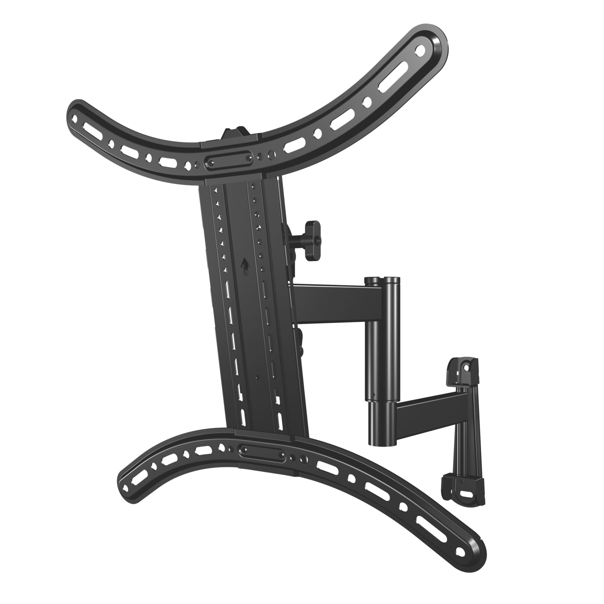 Full Motion Indoor Wall TV Mount Fits TVs up to 55-in (Hardware Included) in Black | - Sanus LMF219B1