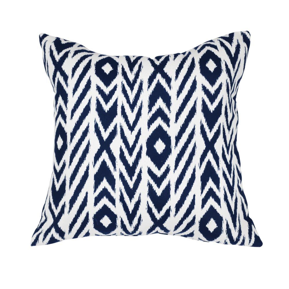 Astella TP24-FA43 Pacifica Throw Pillows Chevron Fire Island Midnight Square Throw Pillow