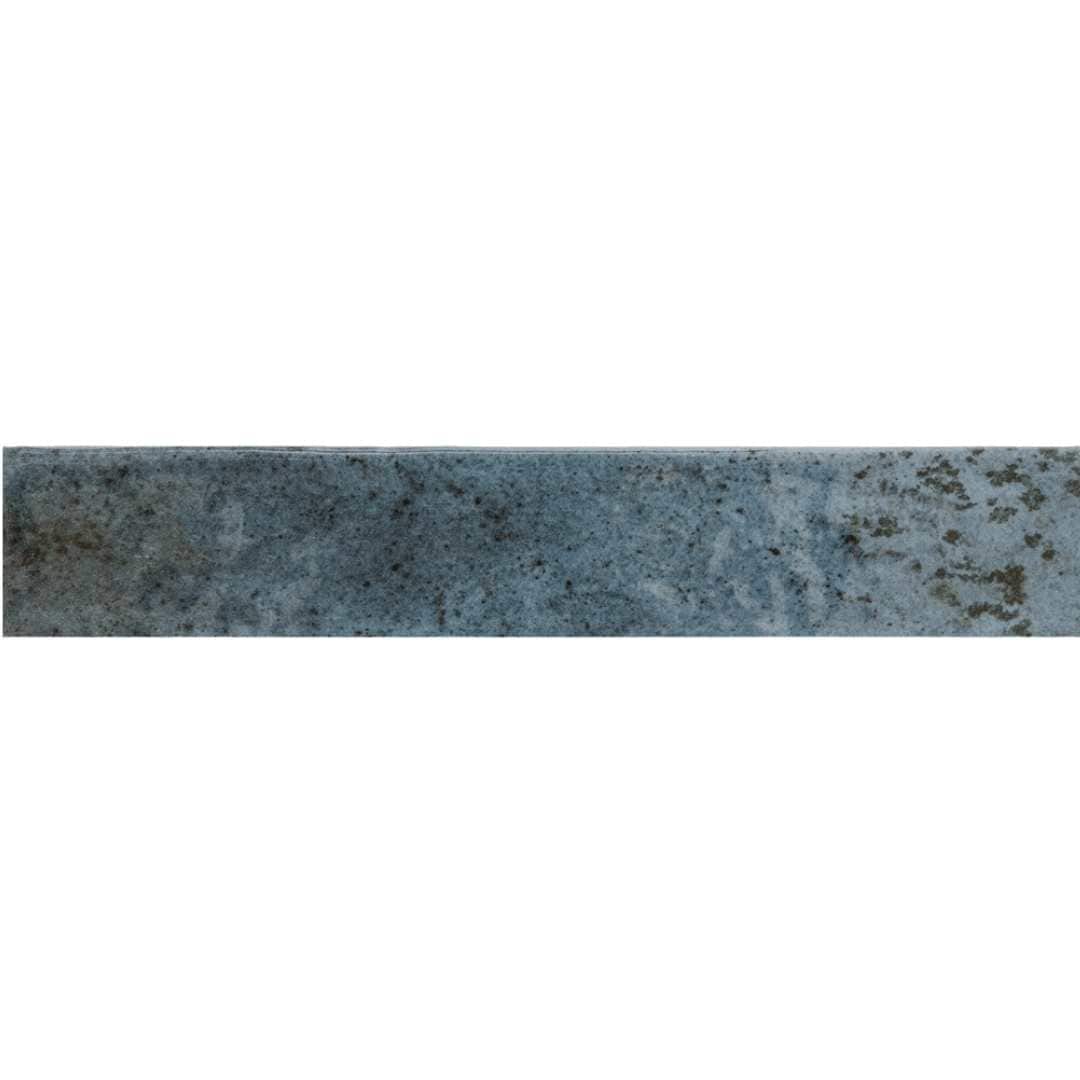 Ibiza 2" x 10" Blue Glossy Ceramic Subway Tile