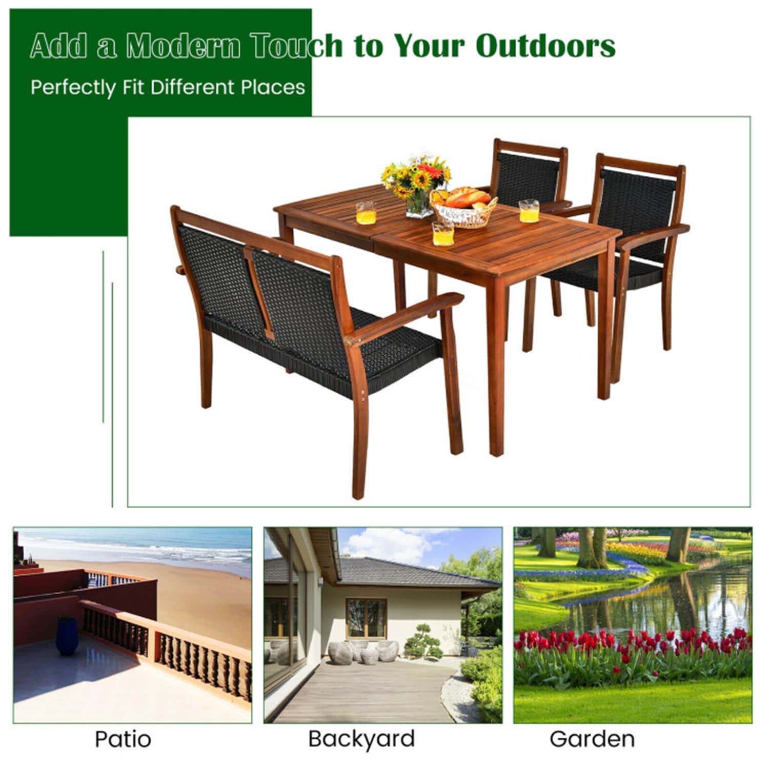 Mondawe MO-HW70441 Patio-Dining-Sets - View #5