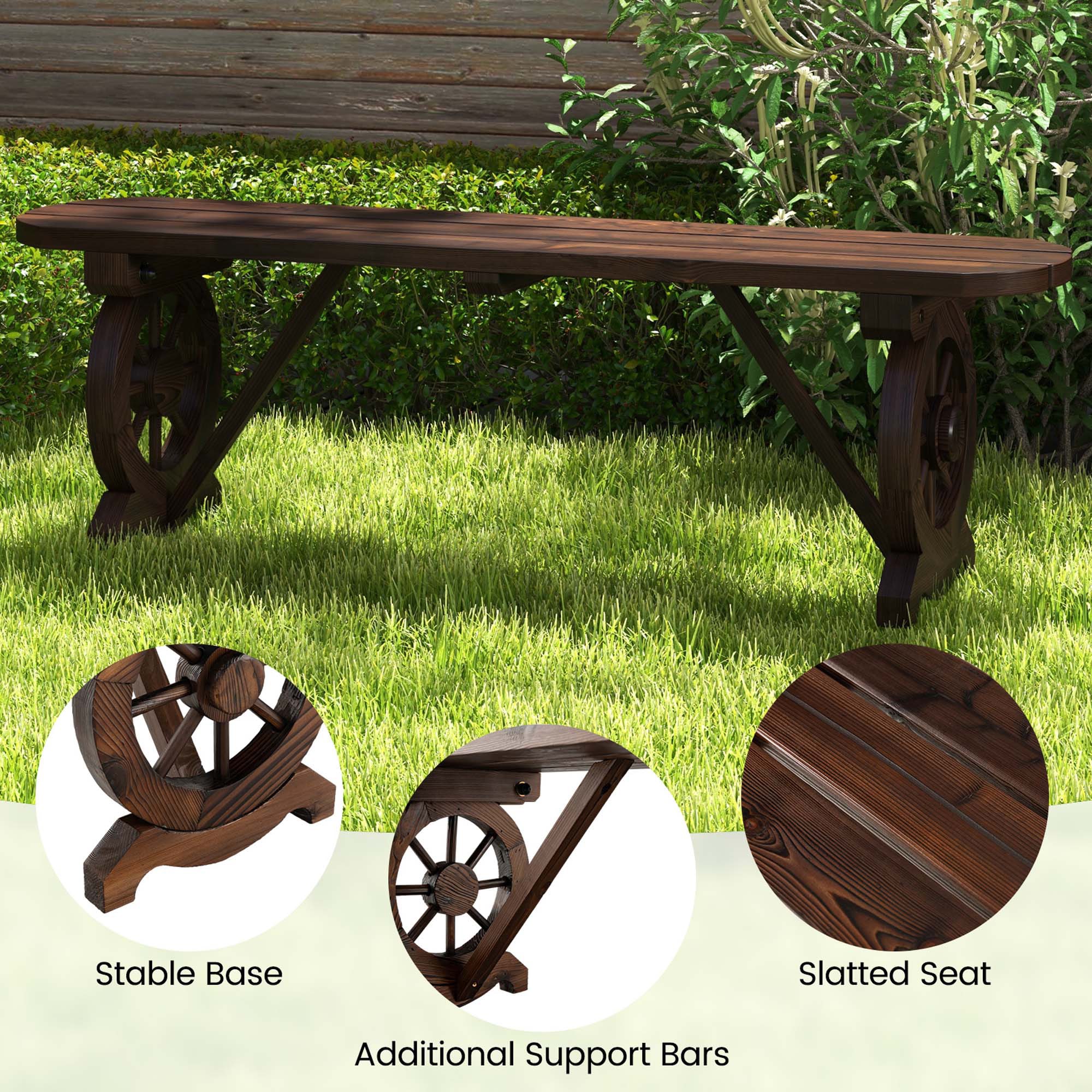Costway HCST00822 benches - View #3