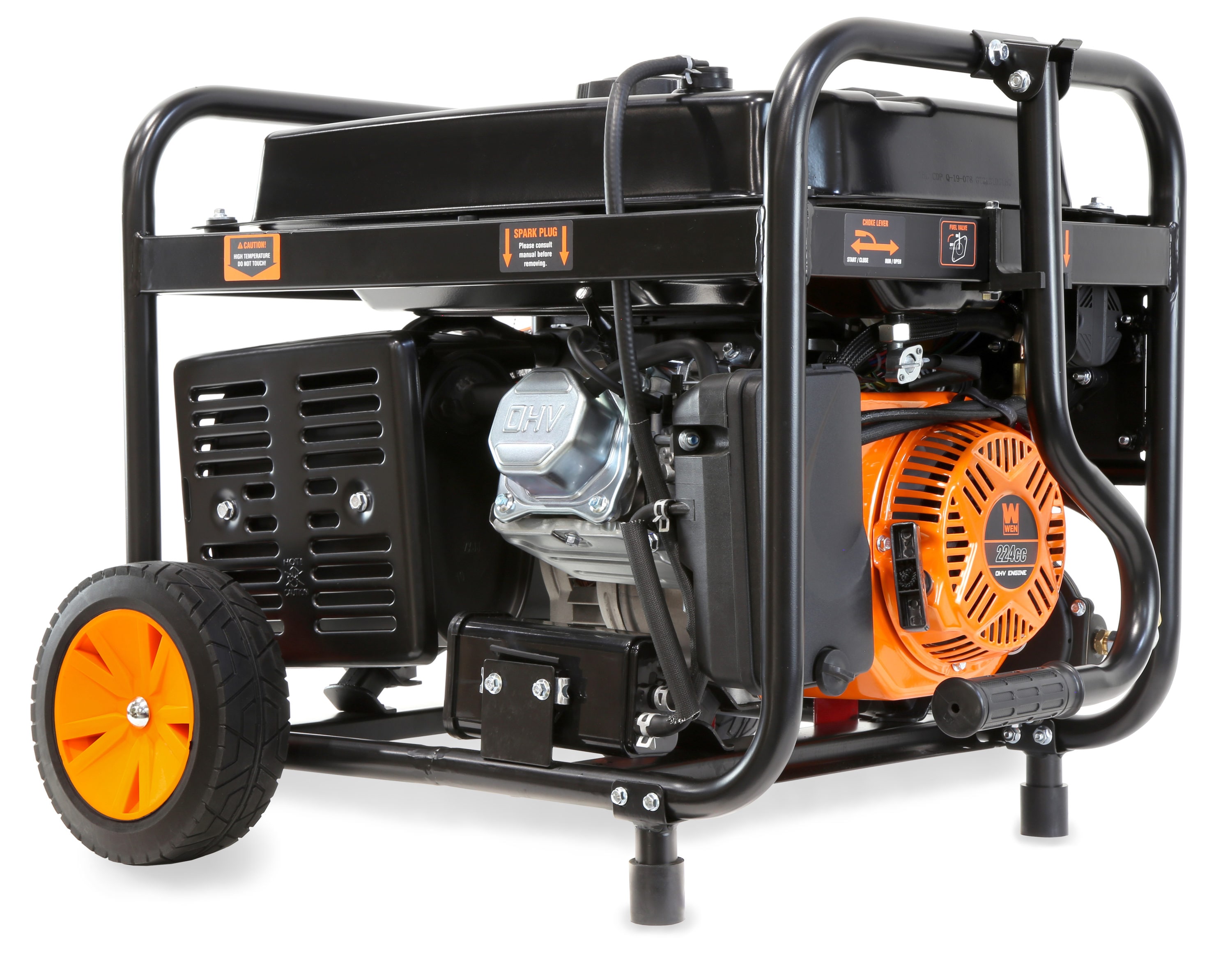 WEN Switchable Fuel Electric Start 3800-Watt Portable Generator with CO Shutdown Sensor DF475X Sansujyuku sansujyuku.com