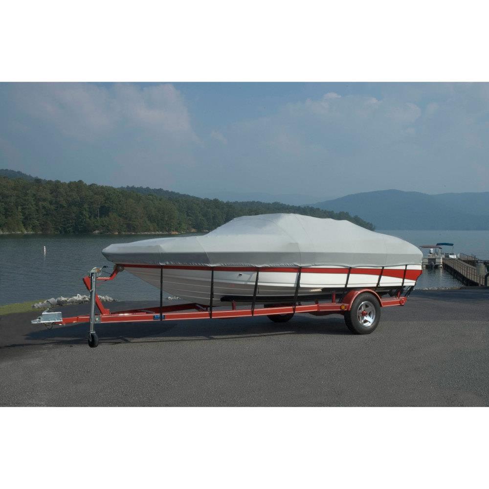 Carver Styled-to-Fit V-Hull Runabout Outboard Boat Cover - 16 ft