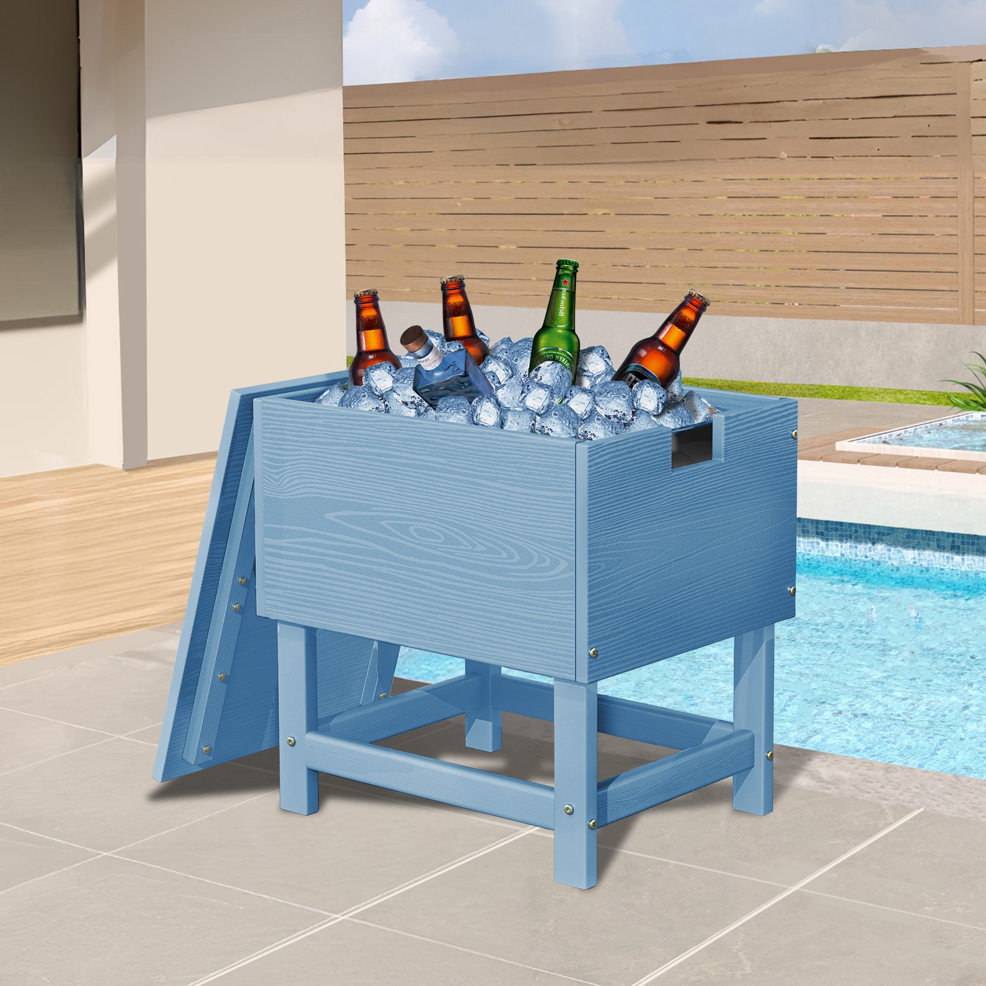 JEAREY BTBJ-LB 5 Gallon(s) Blue Insulated Beverage cooler