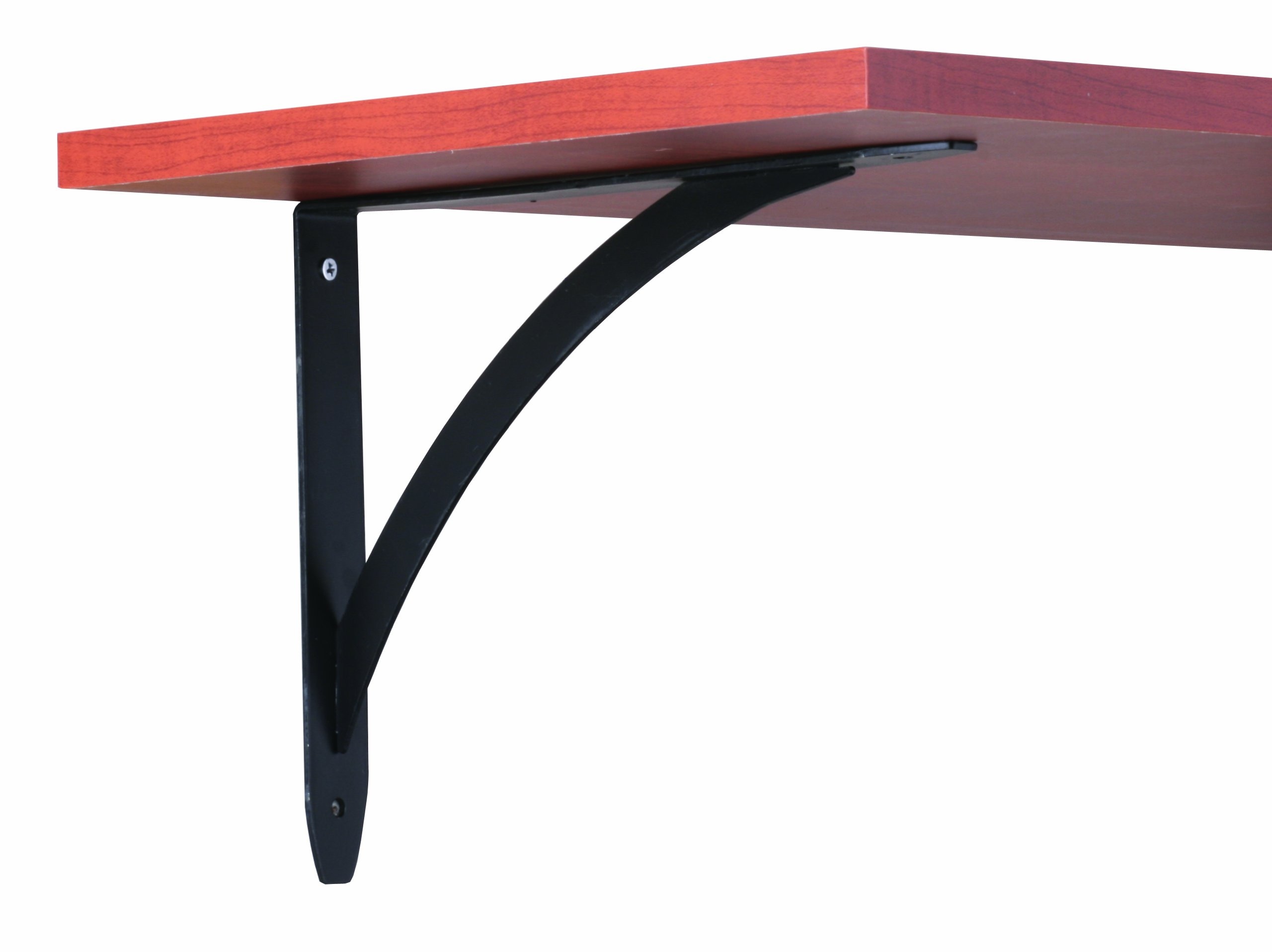Knape & Vogt Knape Vogt John Sterling Elegante Style Decorative Shelf Bracket 10-inch Black RP-0053-10BK