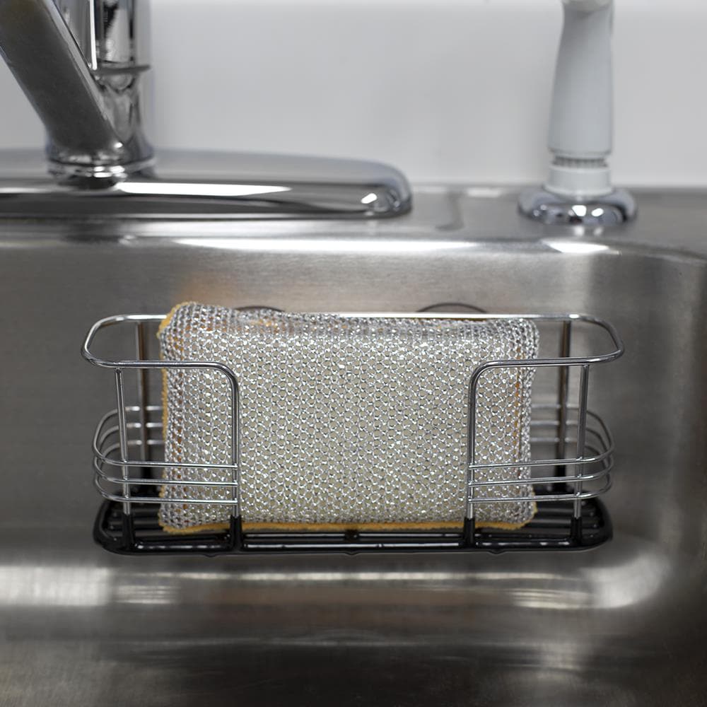 Home Basics Kitchen Sink Stainless Steel Sponge Holder & Reviews