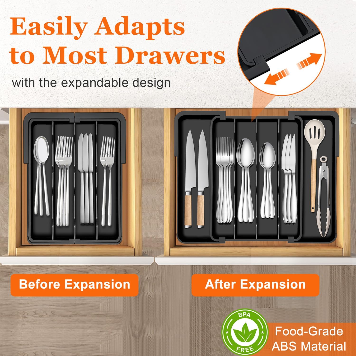 Etokfoks LET1125F24 Kitchen-Utensil-Holder - View #3