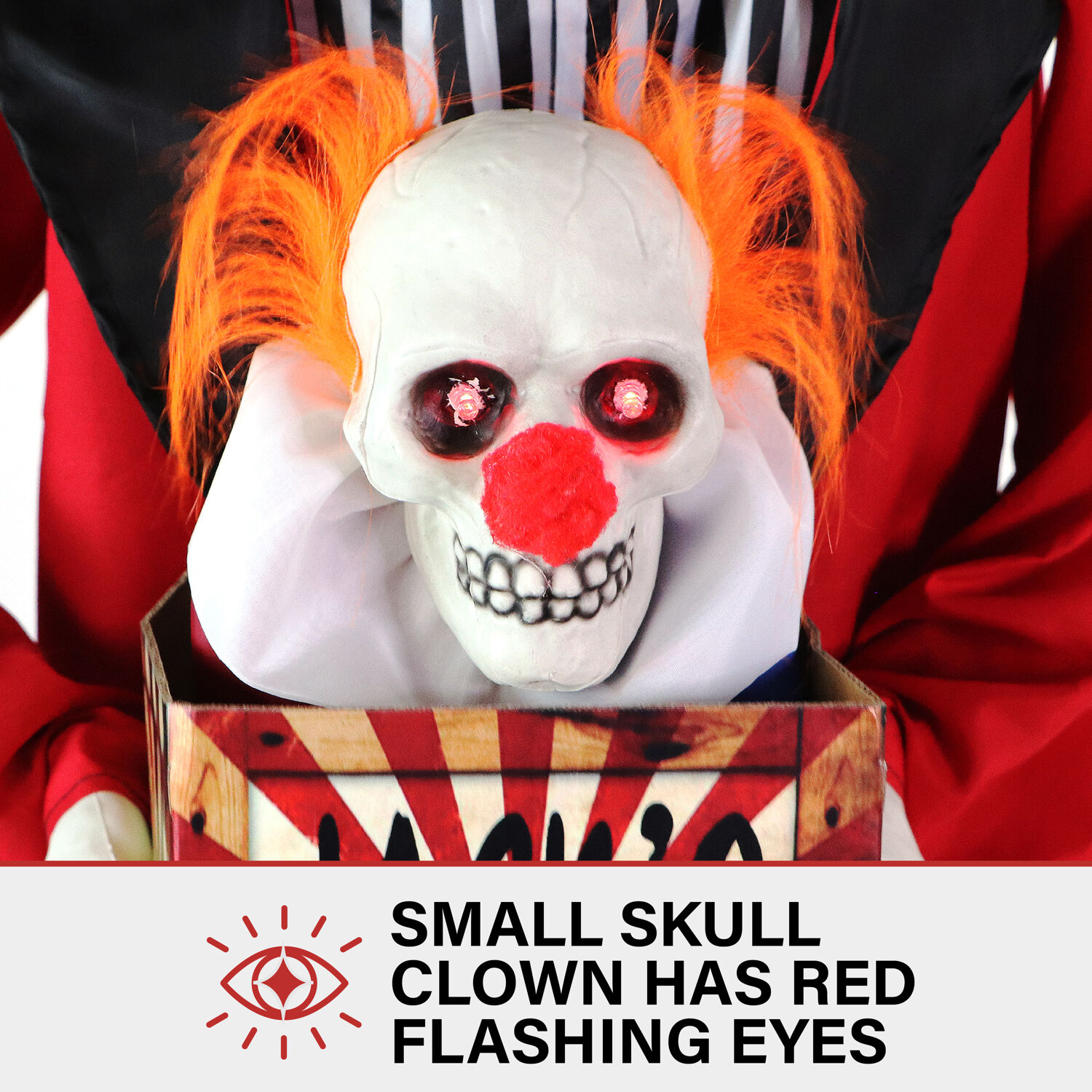 Haunted Hill Farm HHCLOWN-30FLSA Halloween-Animatronics - View #5