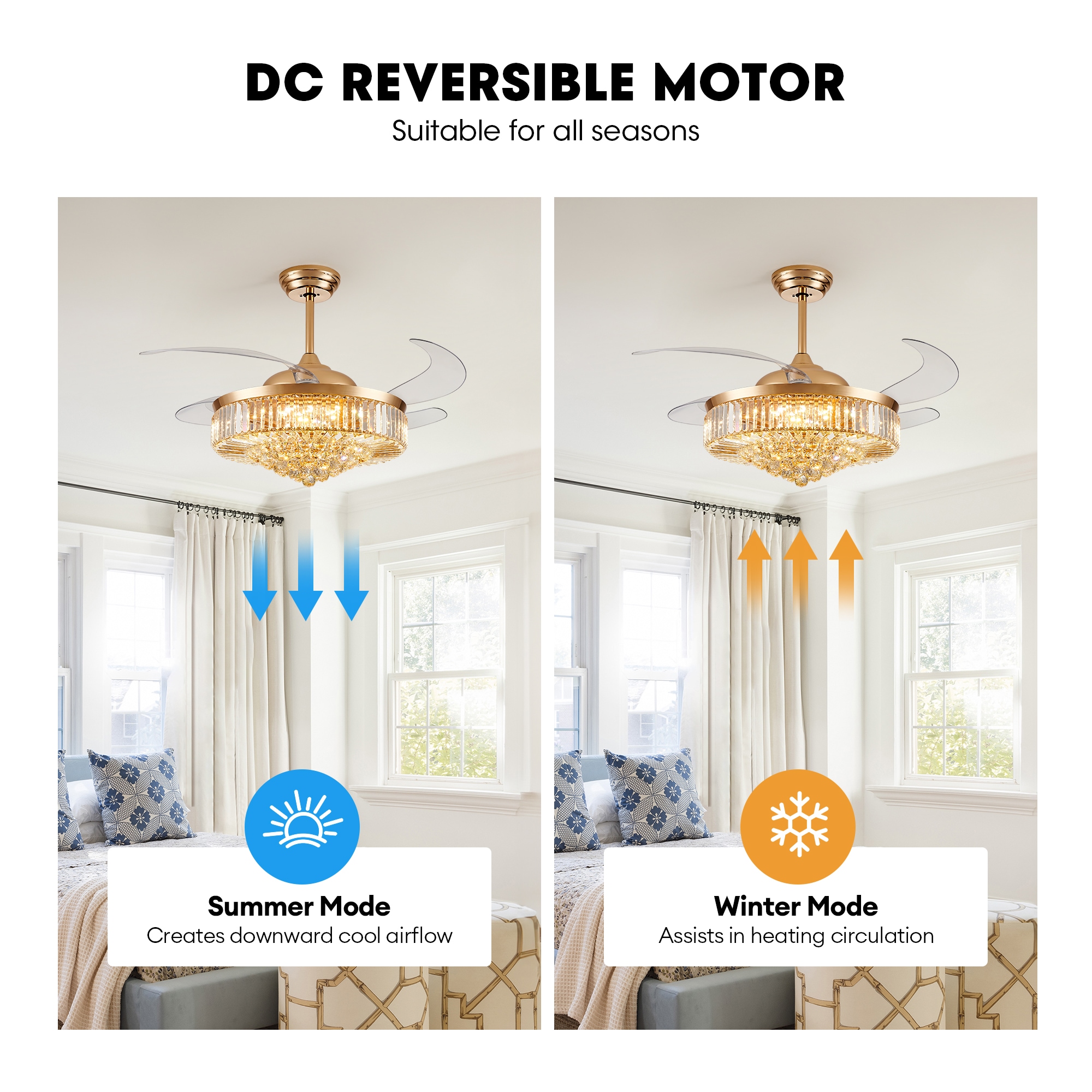 SILJOY LL-8111-52G Ceiling-Fans - View #4