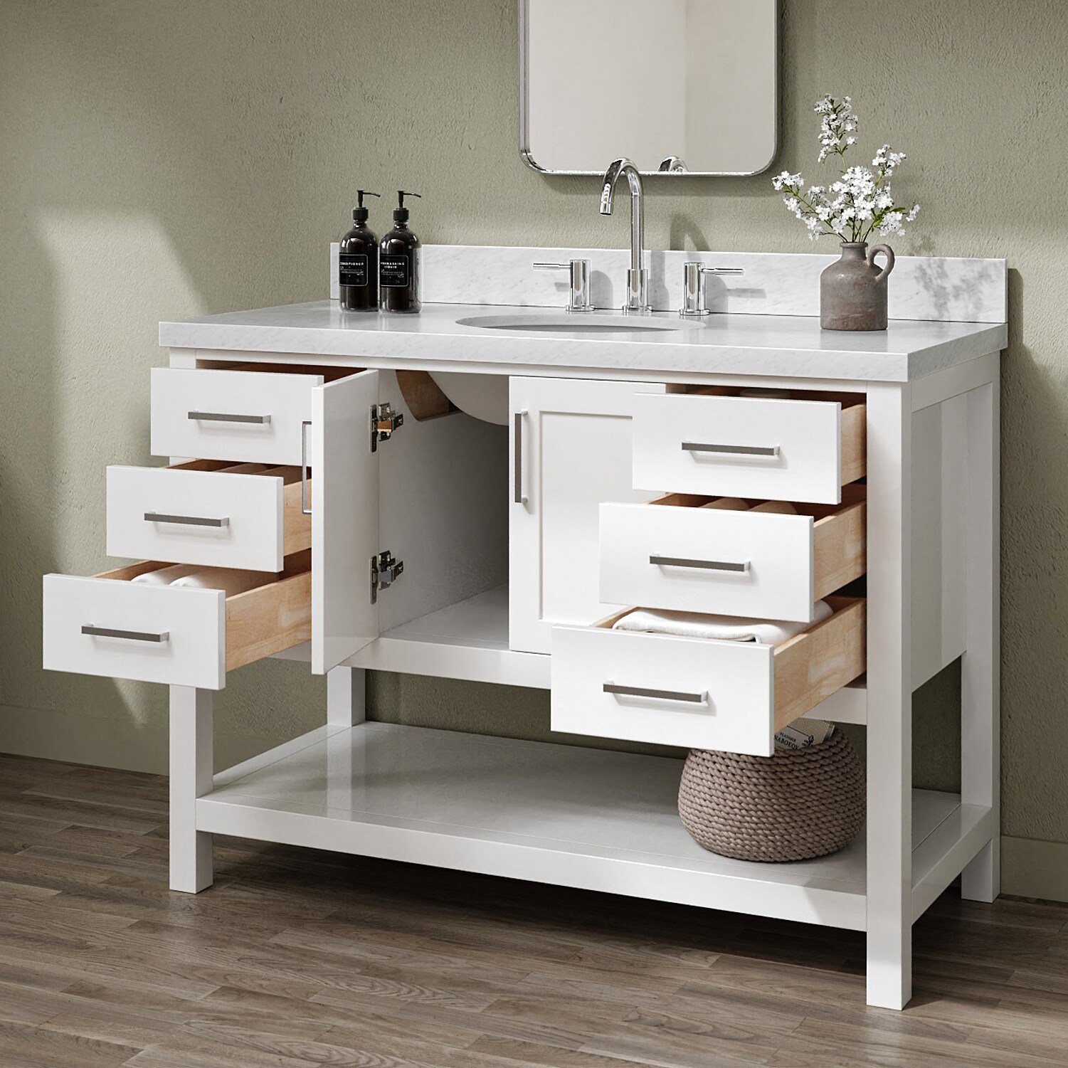ARIEL S049SCWOVOWHT Bath-Vanity-Combo - View #2