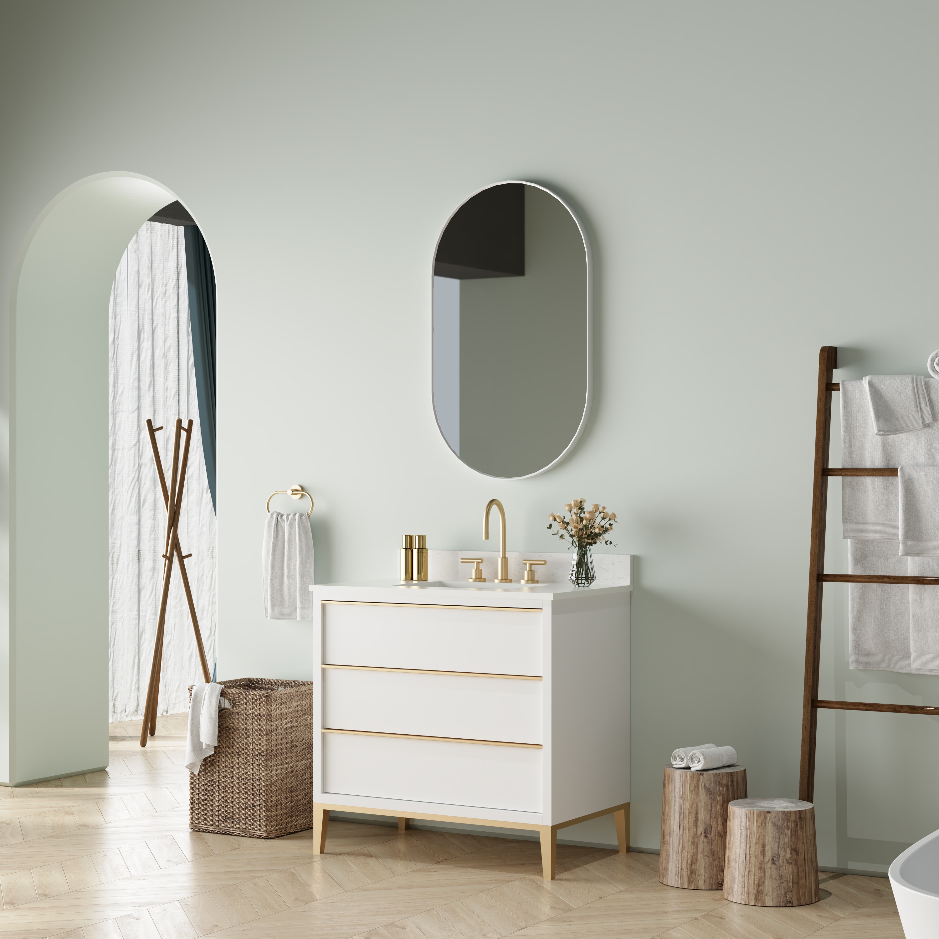 Forclover ASM-M5702 Framed-Bath-Mirrors - View #2
