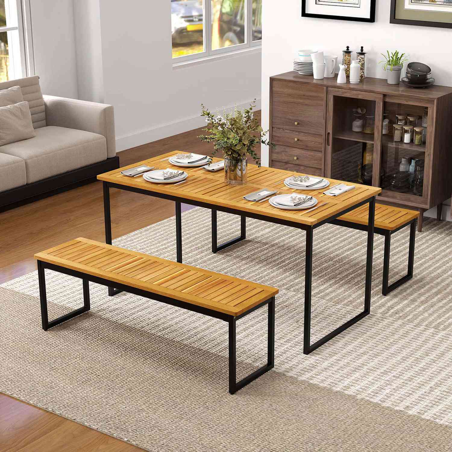 Costway HCST04202 benches - View #2