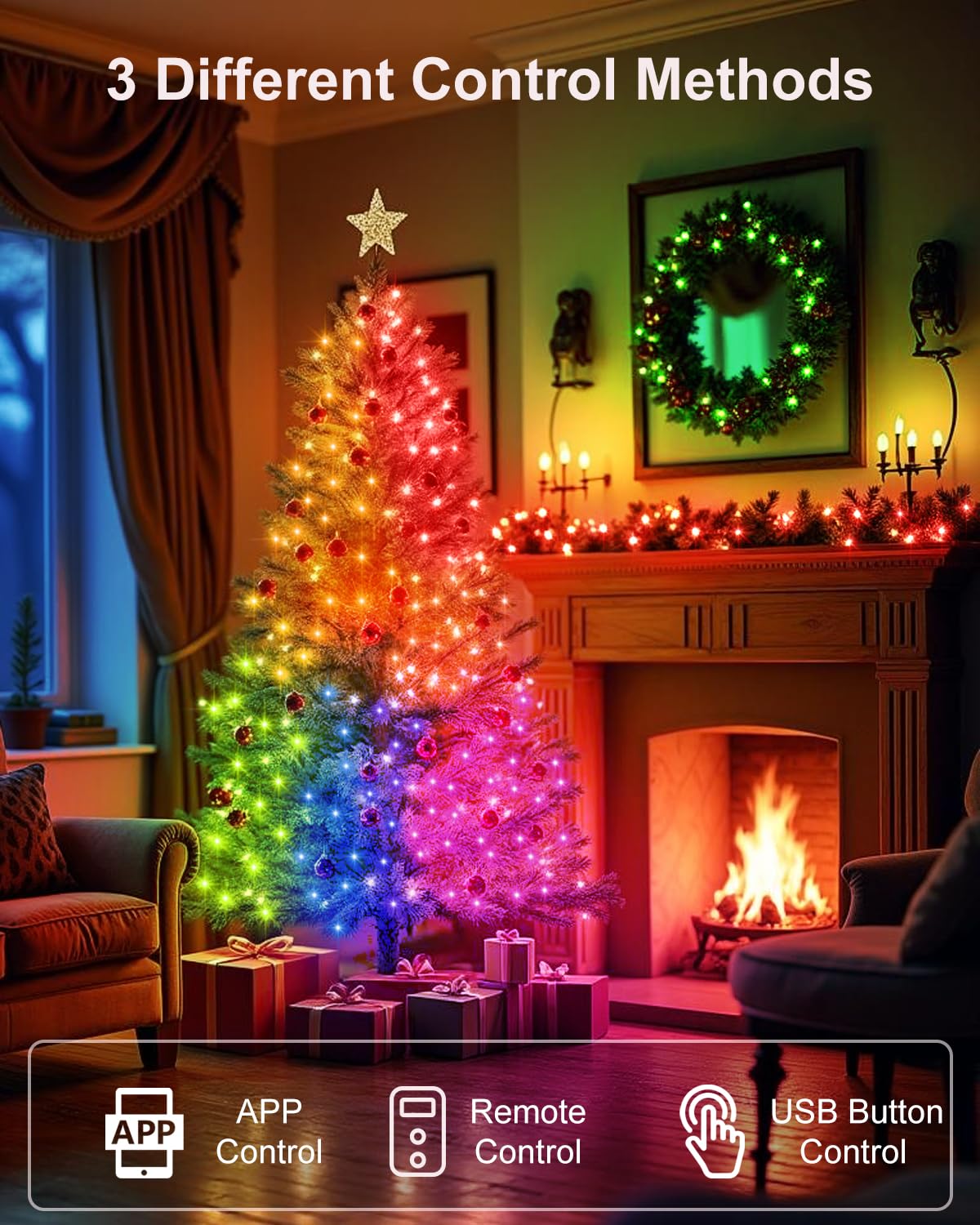 Phewnyzo LPW0813W226 Christmas-String-Lights - View #5