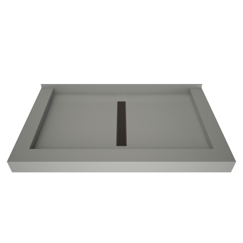 Redi Trench RT3460CTC-PVC-OB 34-in W x 60-in L with Center Drain Shower Base (Made For Tile)