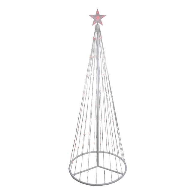 Northlight 72-in Christmas Tree Light with Red LED Lights in the ...