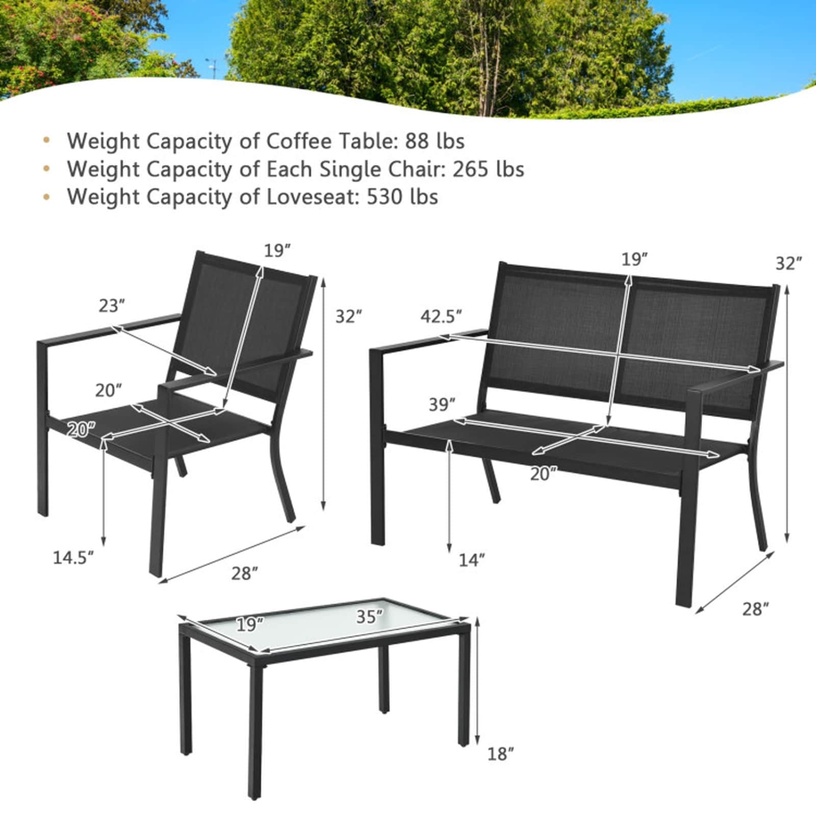 SUGIFT LW102SUGHY0444 Patio-Sofas-Daybeds - View #3