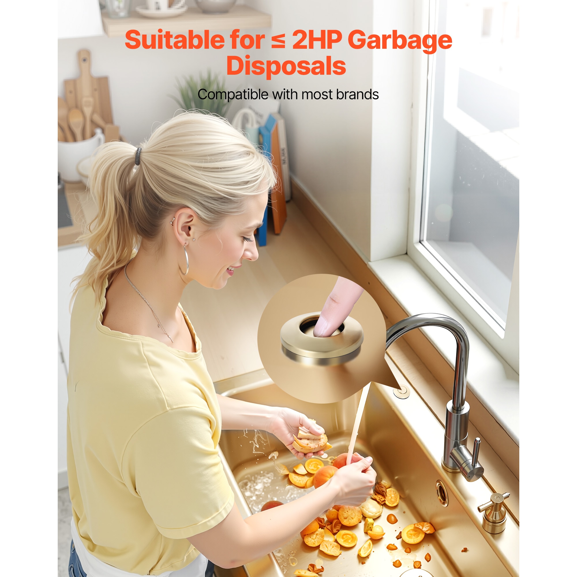 VEVOR SCLJCLQKQKGT15672V1 Garbage-Disposal-Parts - View #5
