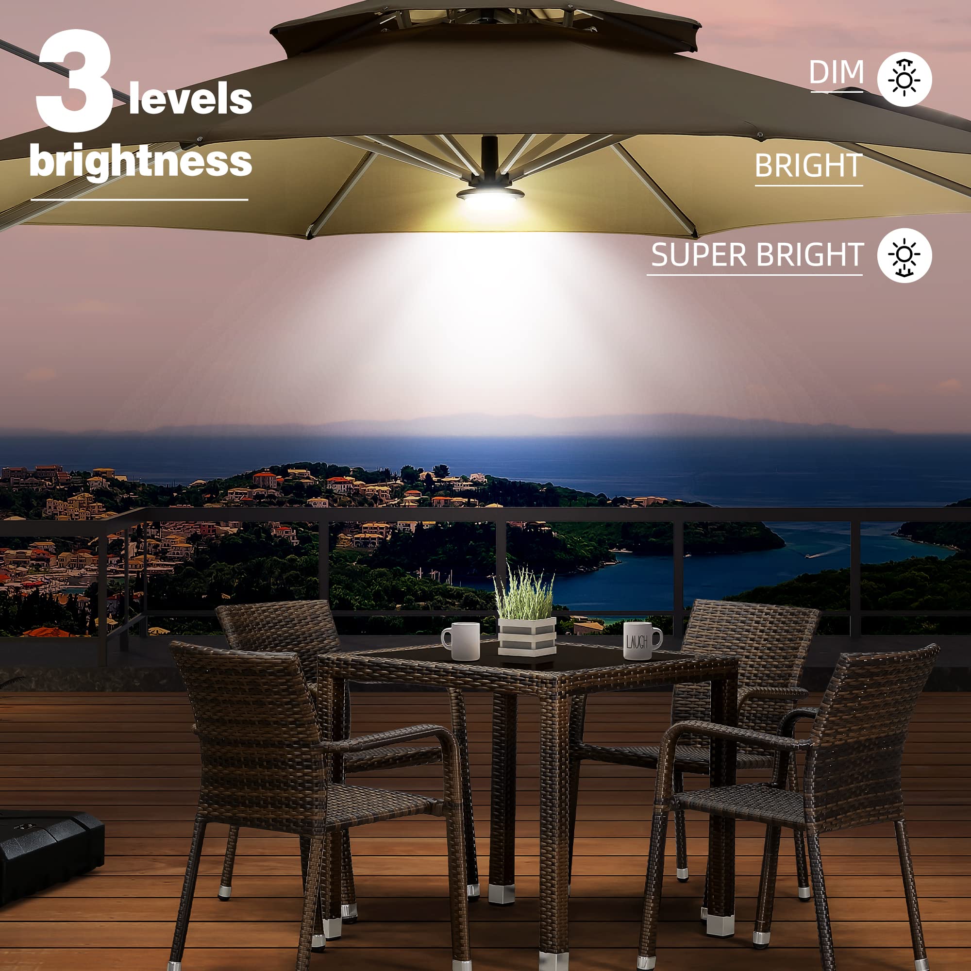 PURPLE LEAF LSLRLED-1 Patio-Umbrella-Accessories - View #5