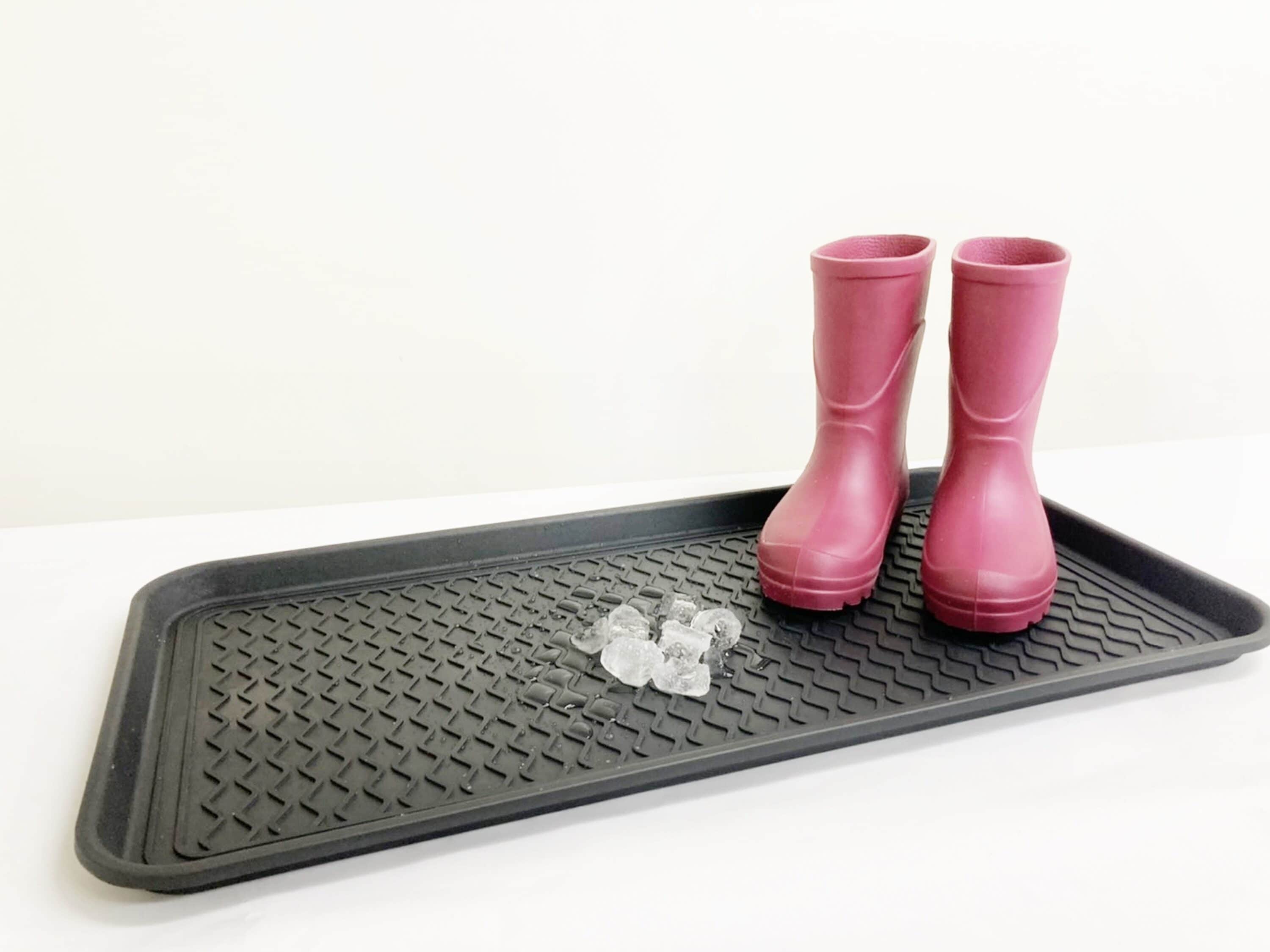 Rubber Boot Tray | 34 Decorative Boot Tray for Entryway | Shoe Tray