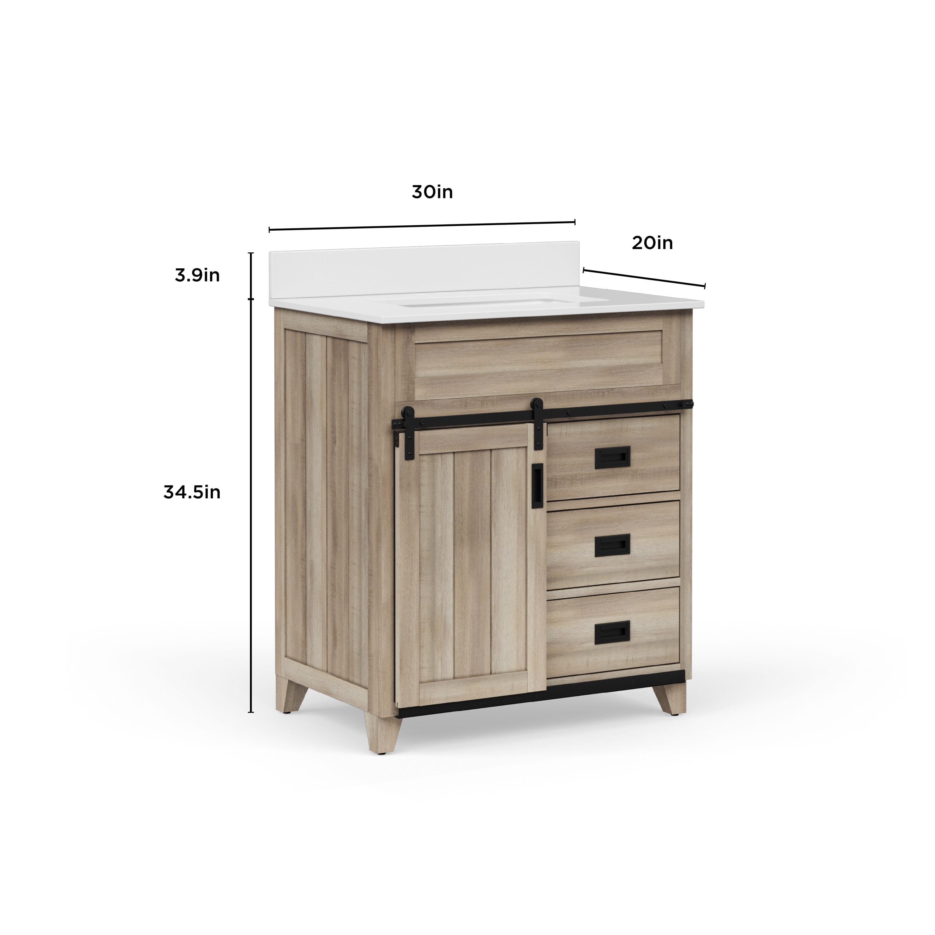 Style Selections LWS30MRTB Bath-Vanity-Combo - View #6