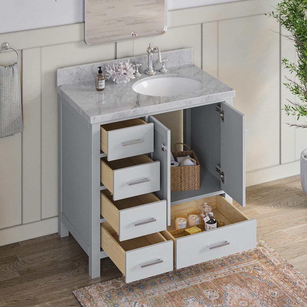 ARIEL A037S-R-VO-GRY Bath-Vanity-Combo - View #3