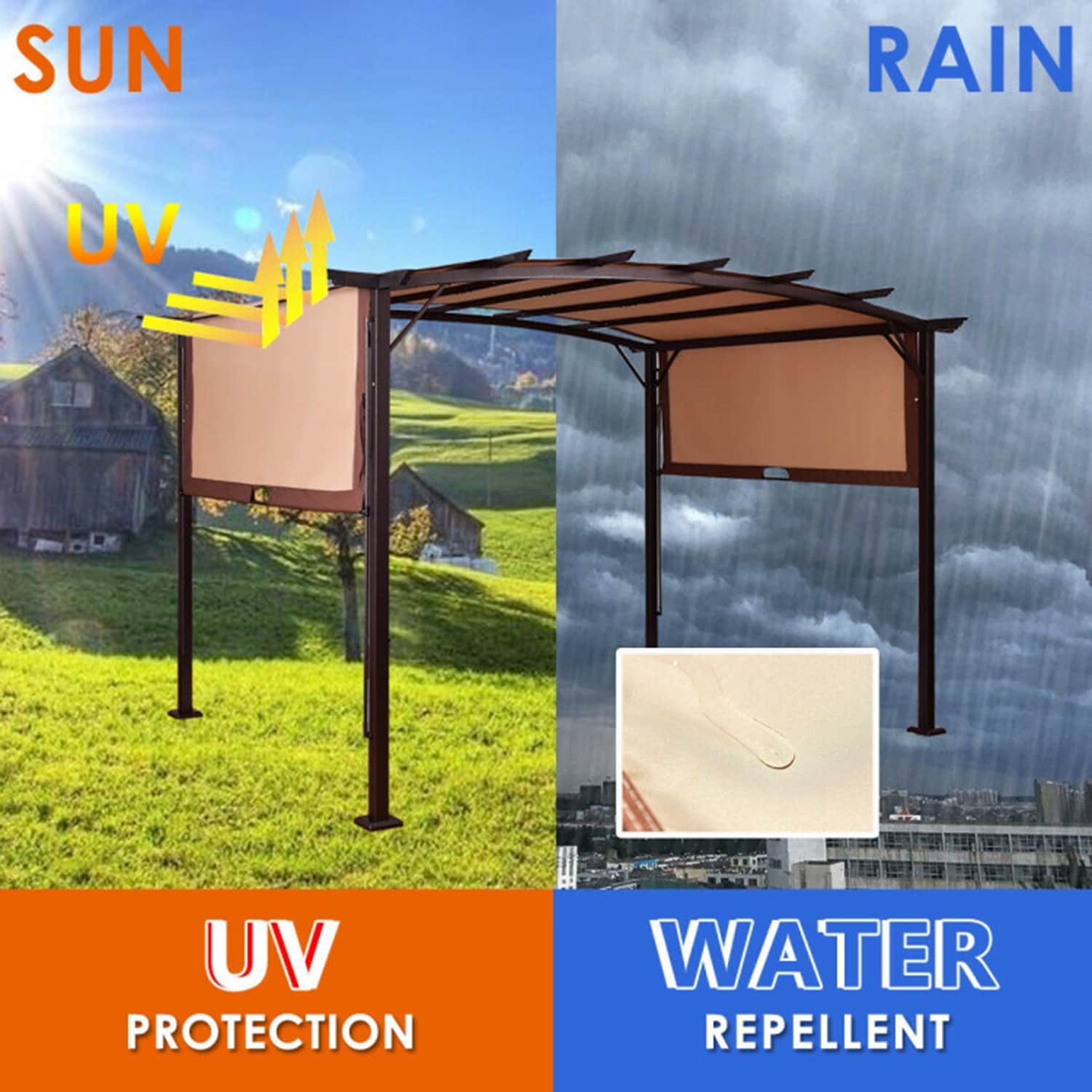 Mondawe MO-16033BG-NY Wood-Resin-Gazebos - View #4