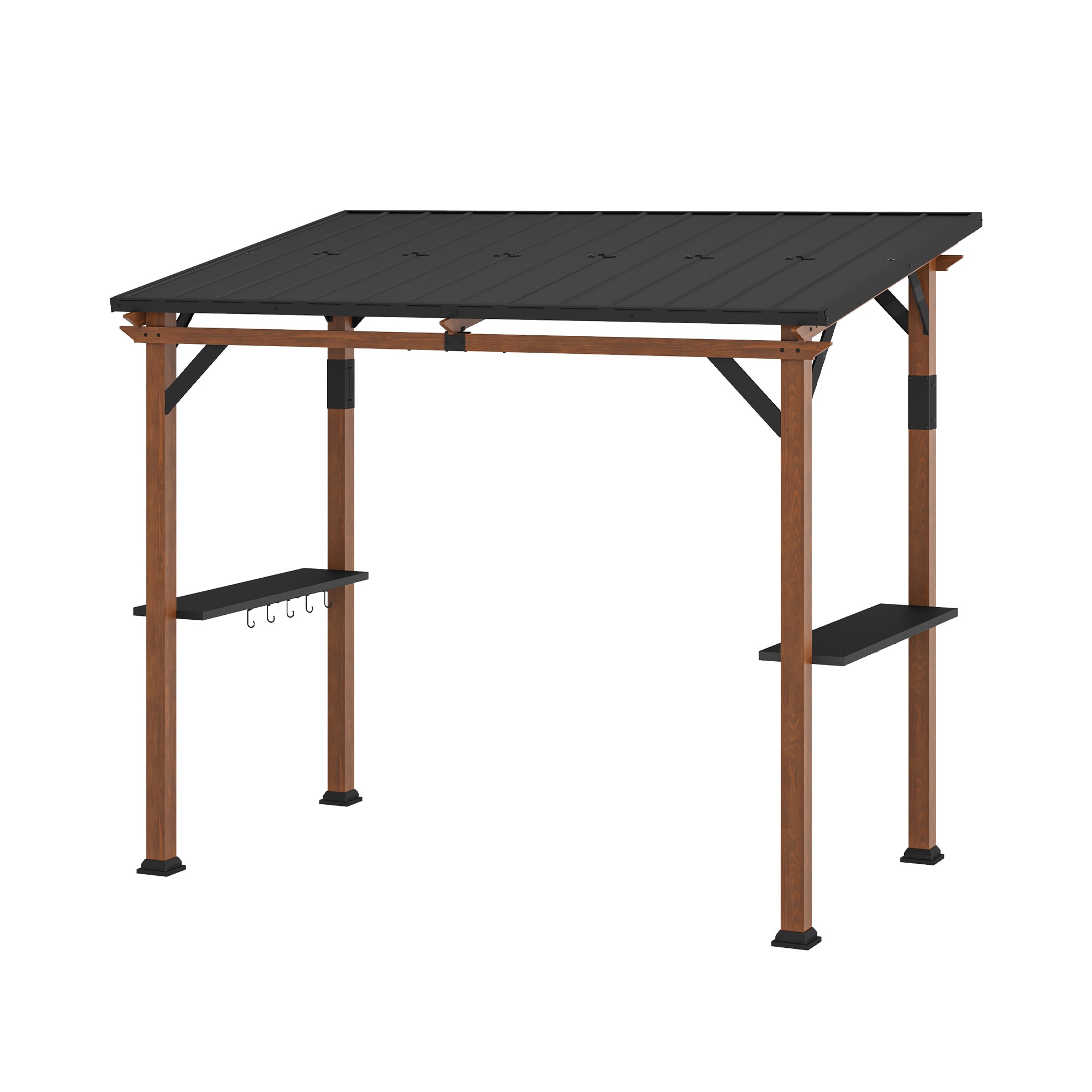 Yurevna QDL-BR-4 Wood-Resin-Gazebos - View #6
