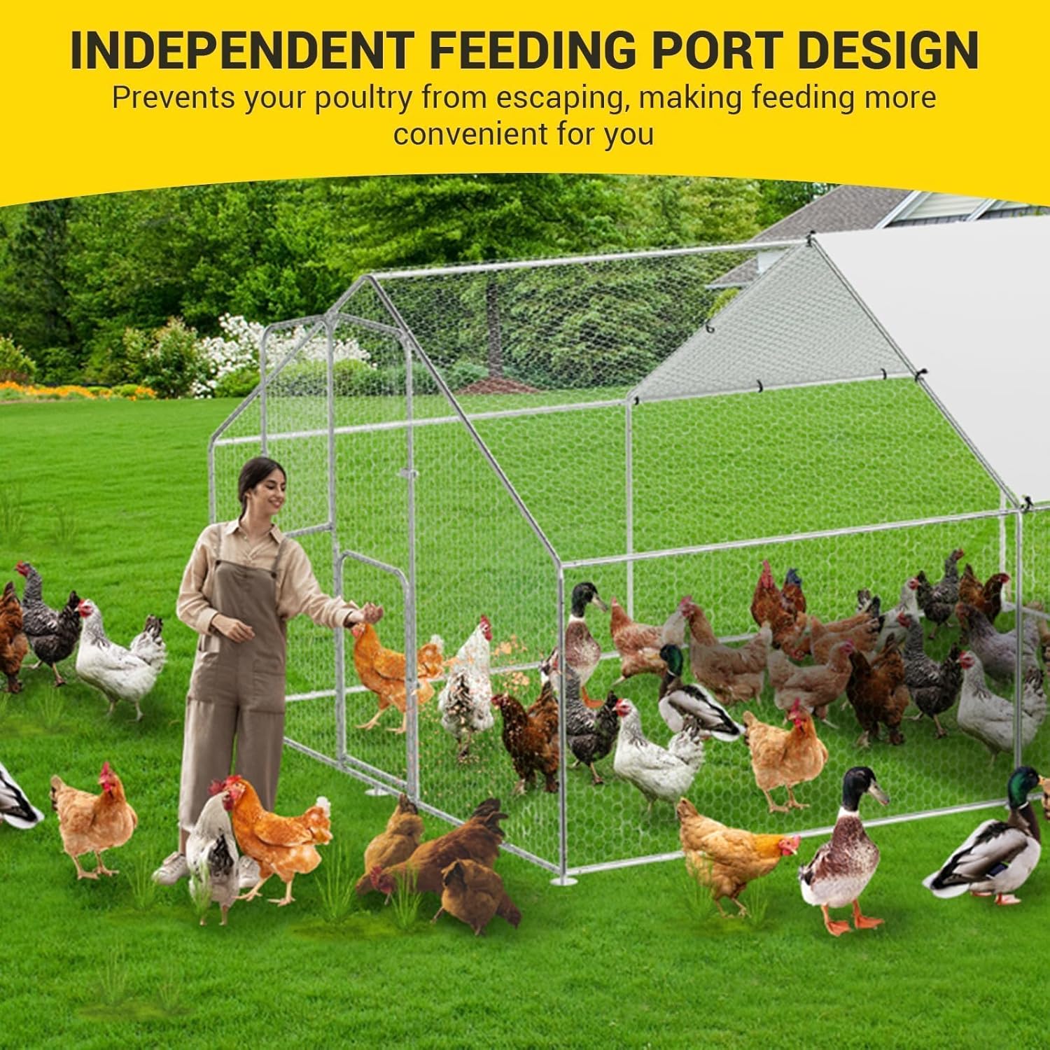 Qeetex GGL-PPG-3338T3KJ Chicken-Coops-Rabbit-Hutches - View #2