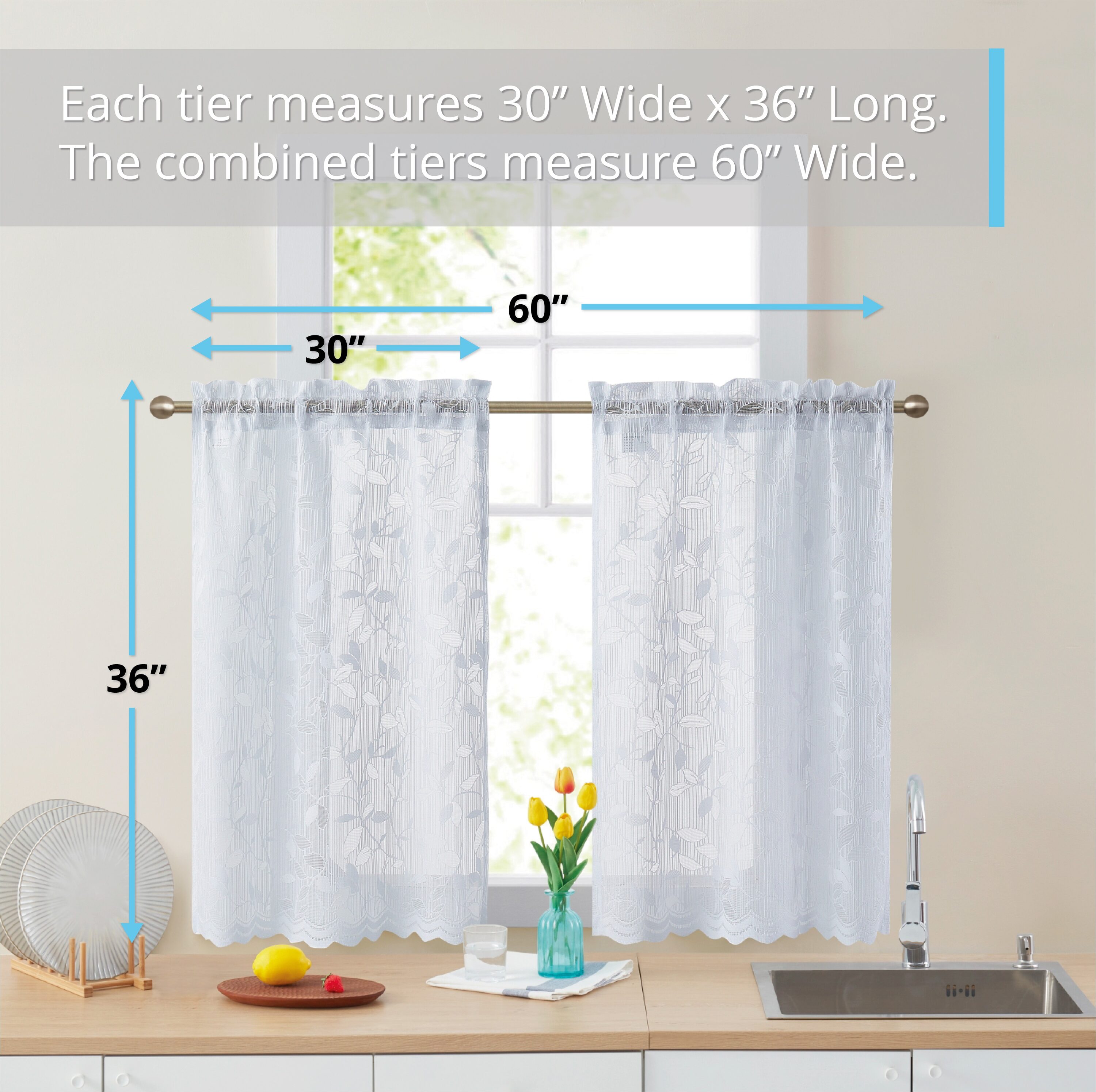 HLC.me JYC-TRS-36-WHT valances - View #3