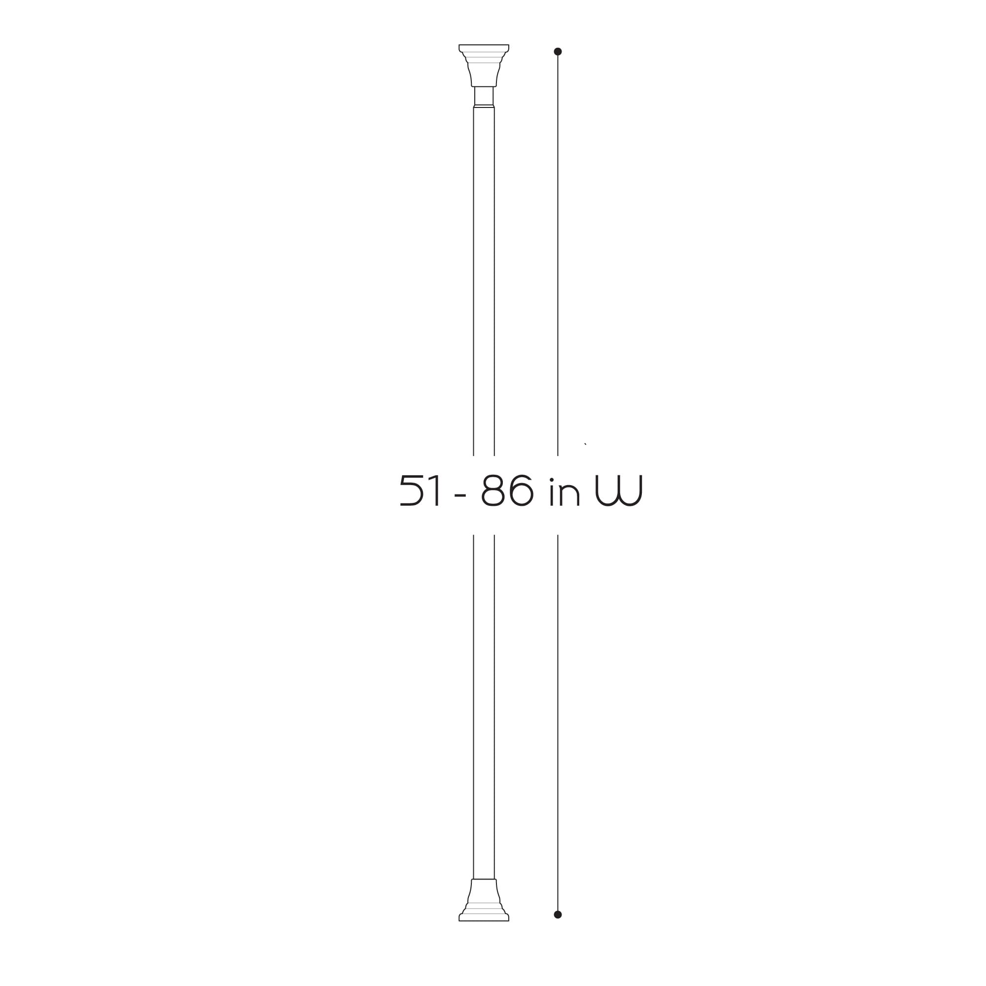 Zenna Home 86B2ALWWL Shower-Rods - View #6
