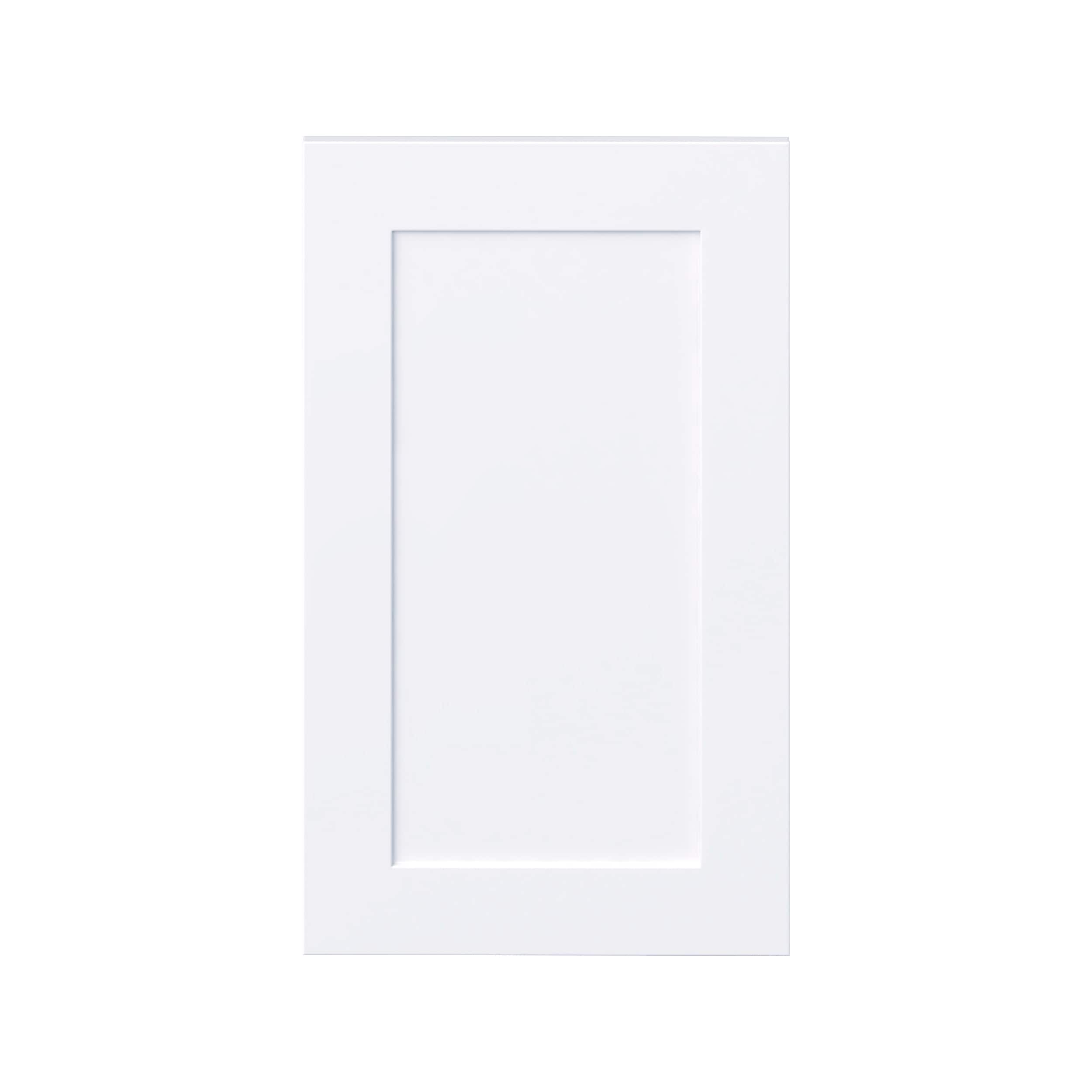Hugo&Borg DSDR1830-JO Jolie 18-in W x 30-in H Warm White Shaker Base and wall and pantry cabinet doors (Fits 18-in x 30-in wall box )