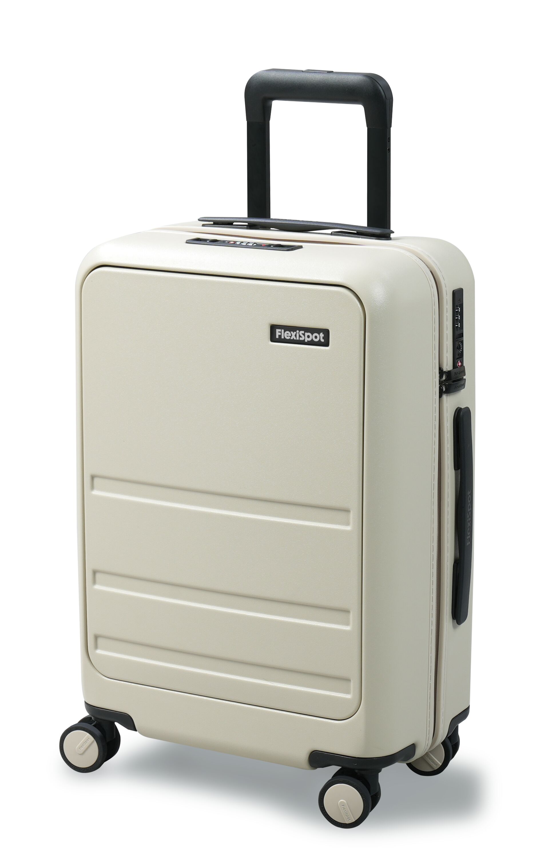 Tinyhomie Hardside Expandable Luggage with Spinner Wheels White 20-Inch | LW-JLG-S03730137