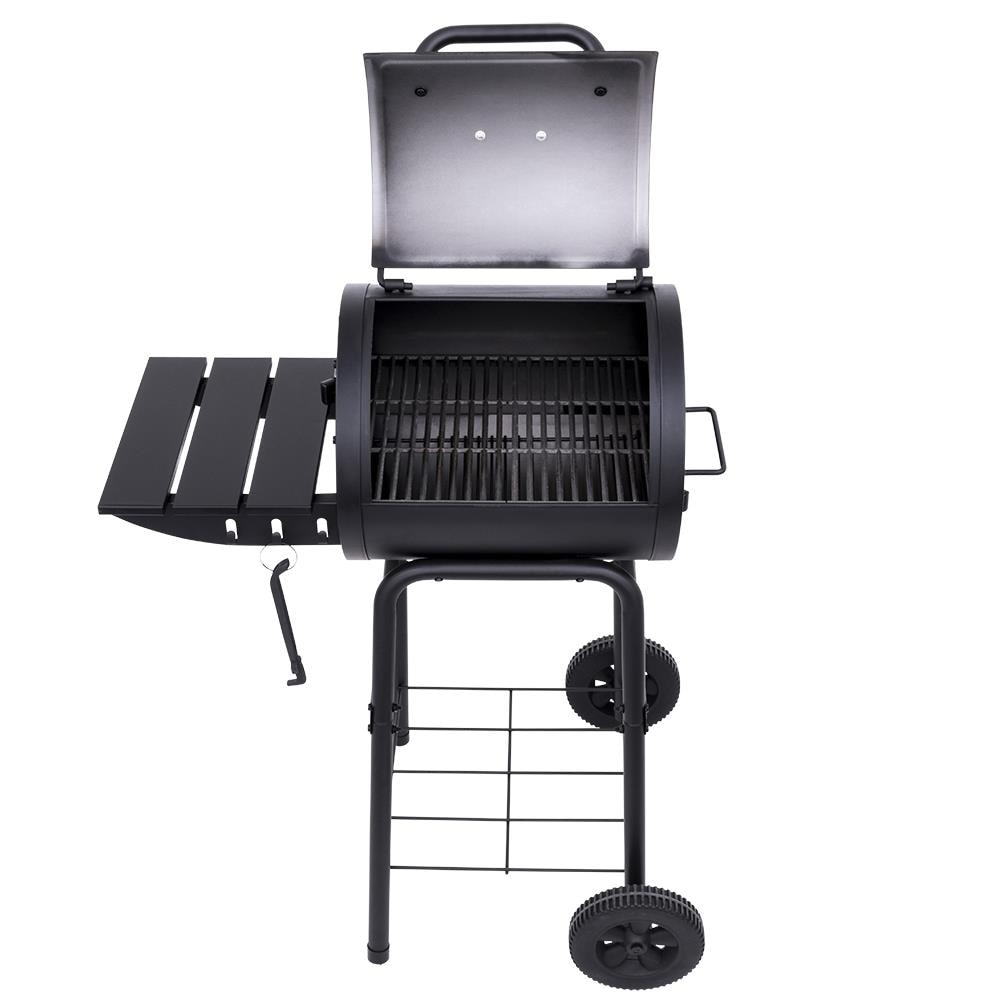 Char Broil American Gourmet 18 in W Black Barrel Charcoal Grill at