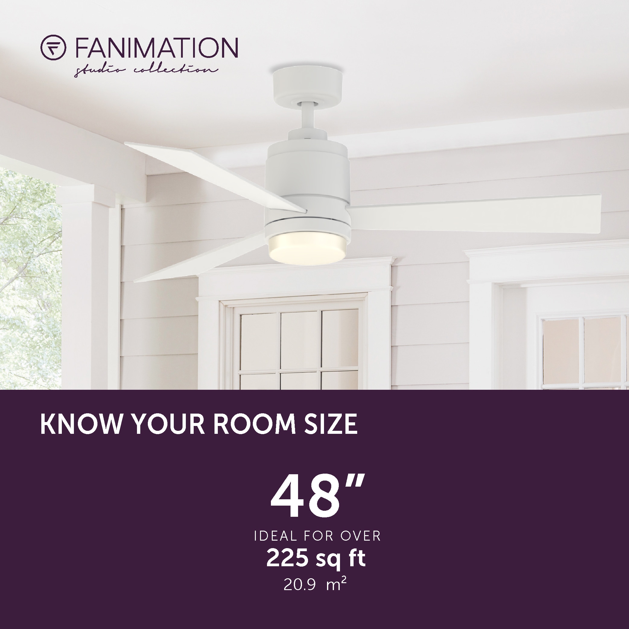 Fanimation Studio Collection LP8177LMWW Ceiling-Fans - View #14
