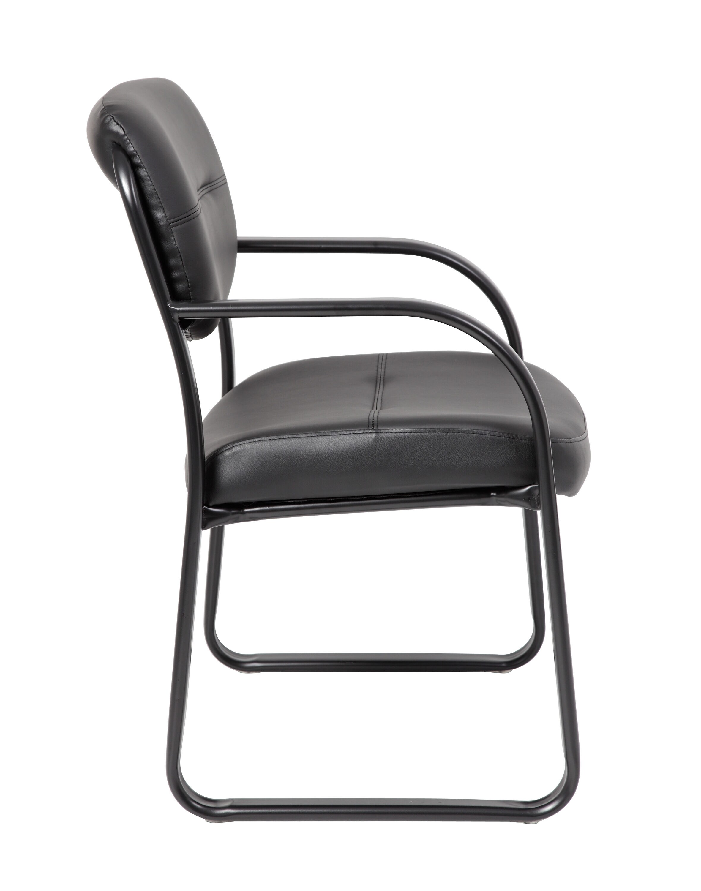 Boss Office Products Black Reception Chair in the Guest & Reception ...
