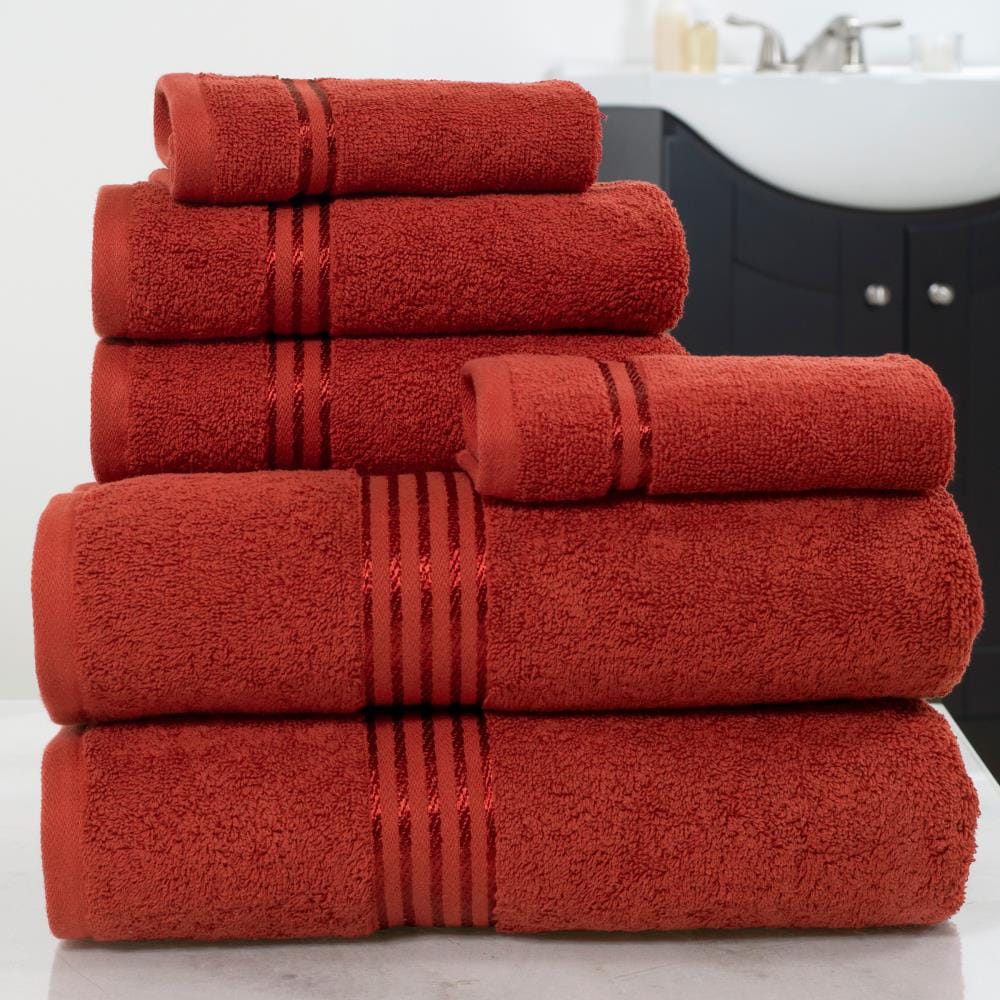Cannon 4-Piece Canyon Cotton Quick Dry Bath Towel Set (Shear Bliss) in the Bathroom  Towels department at