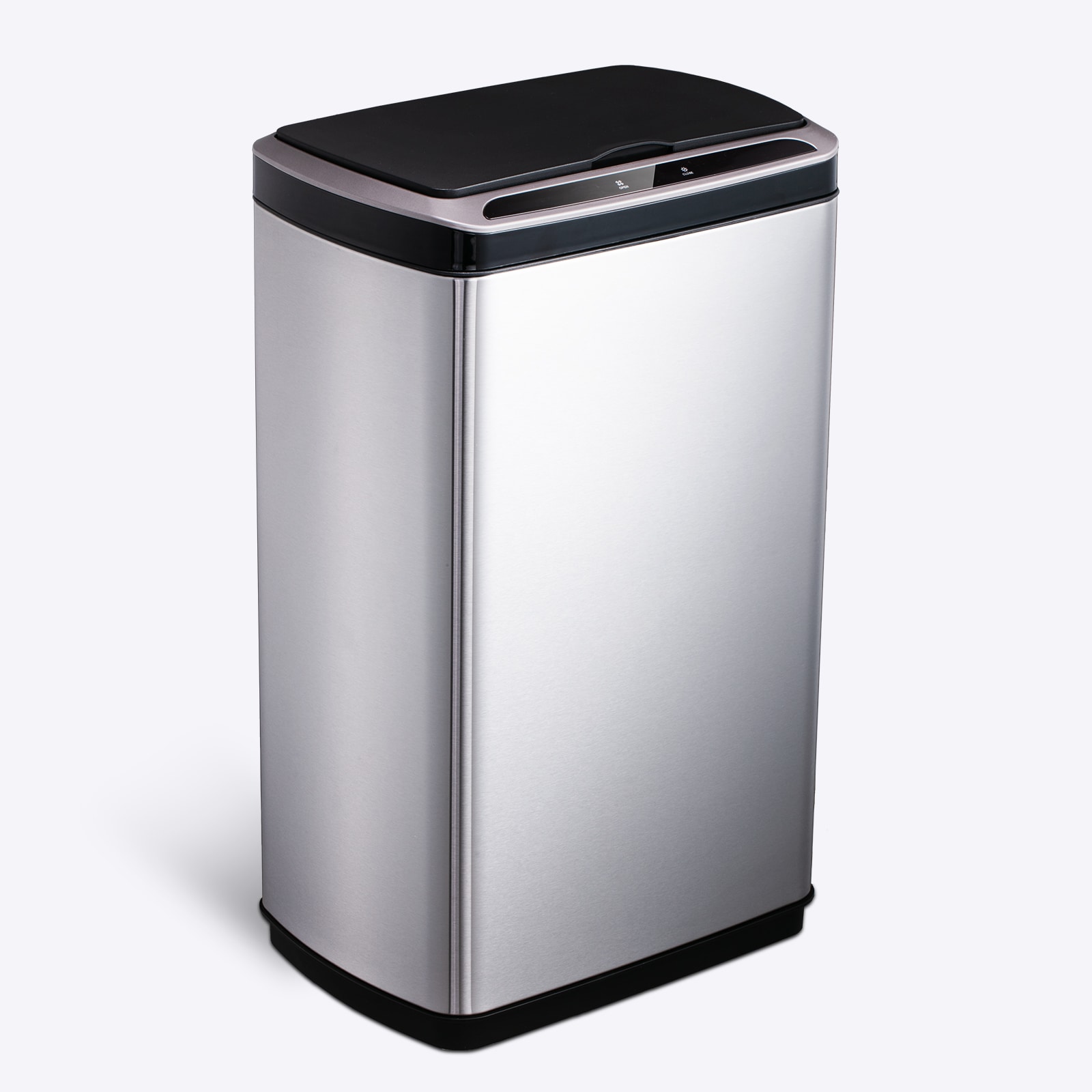 Trash Can Garbage Touchless Sensor Automatic Stainless Steel Kitchen Waste Bin 