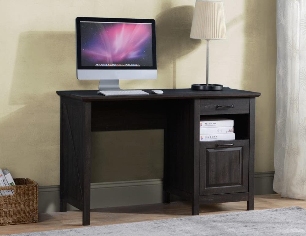 Legacy Home Severn 47-in Black Computer Desk in the Desks department at ...