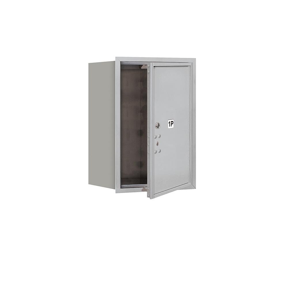 SALSBURY INDUSTRIES 3706S-1PAFP Recessed Mount Gray Metal Extra Large Lockable Cluster Mailbox