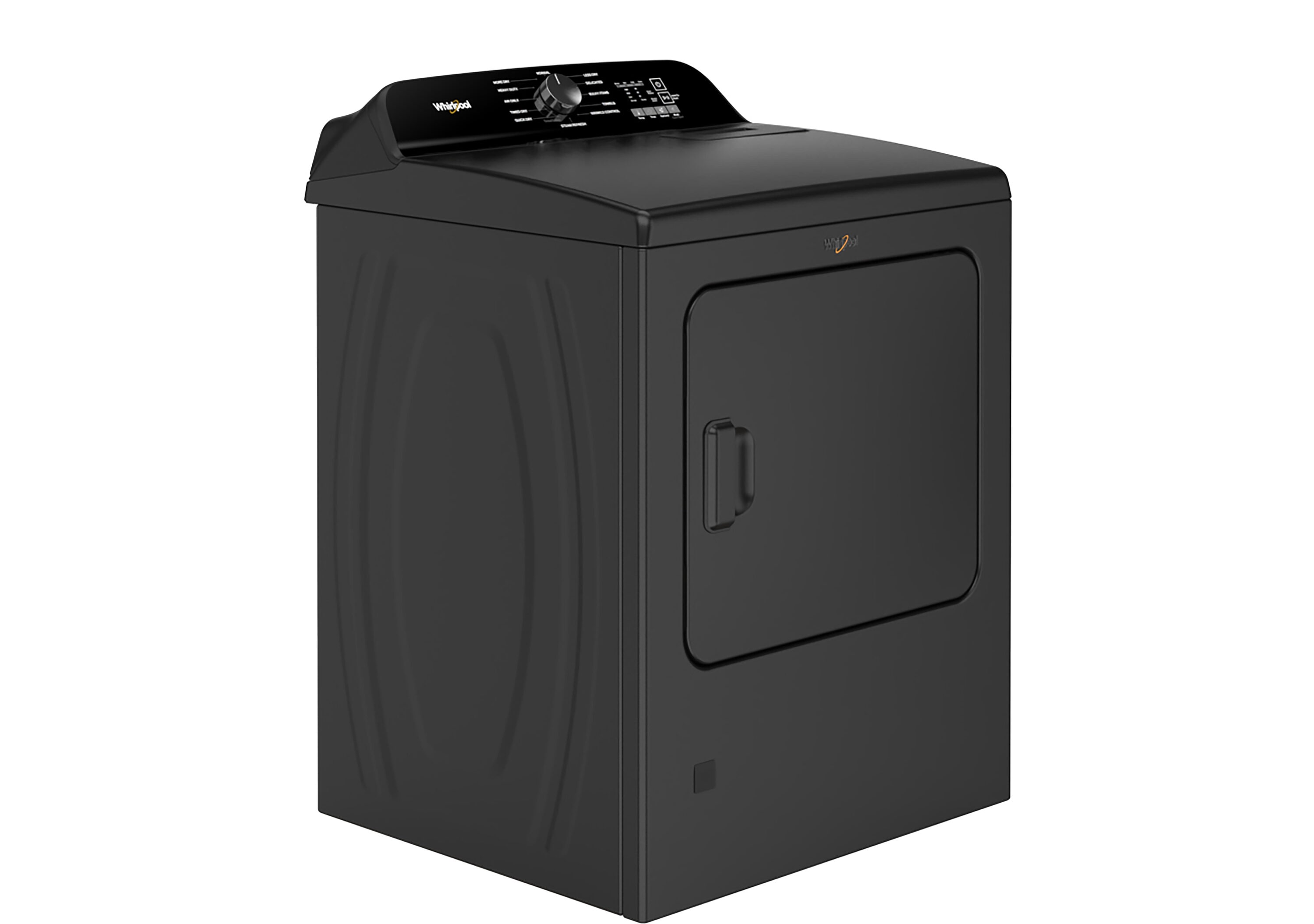 black whirlpool washer and dryer