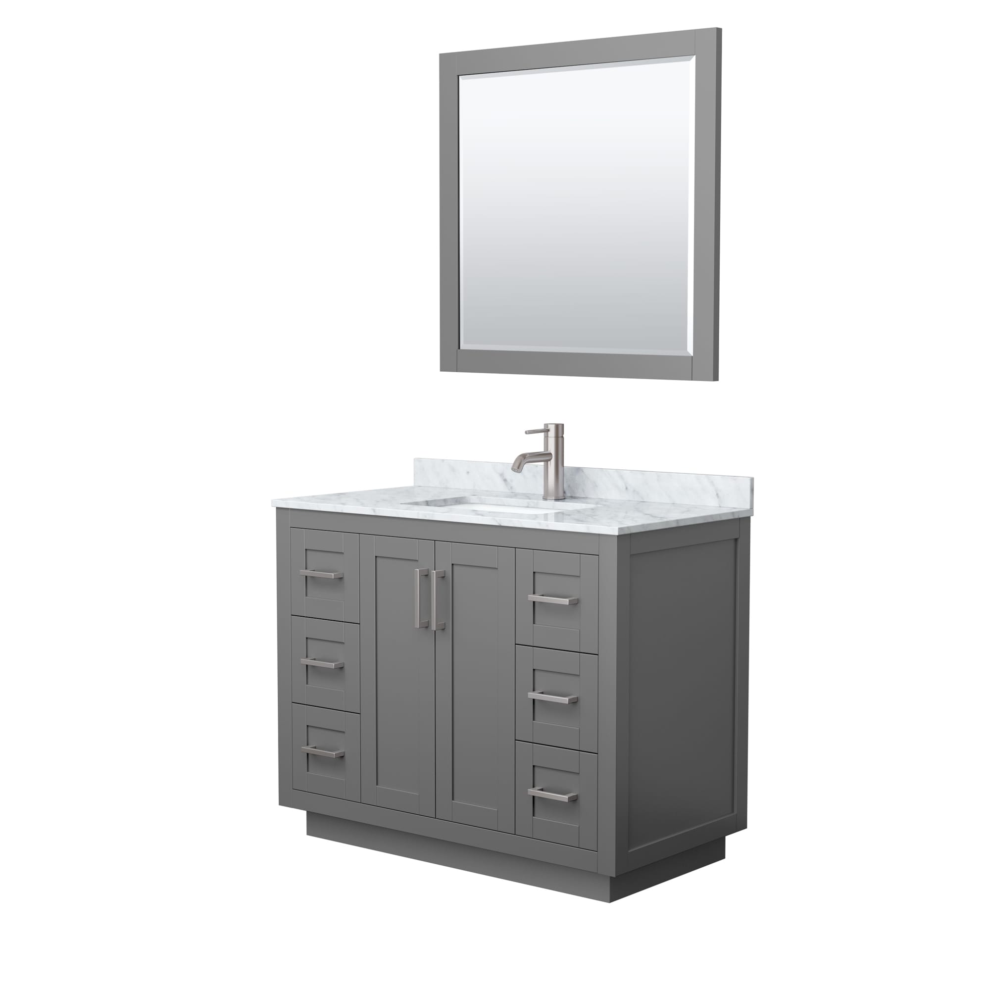 Wyndham Collection WCF292942SKGCMUNSM34 Bath-Vanity-Combo - View #2