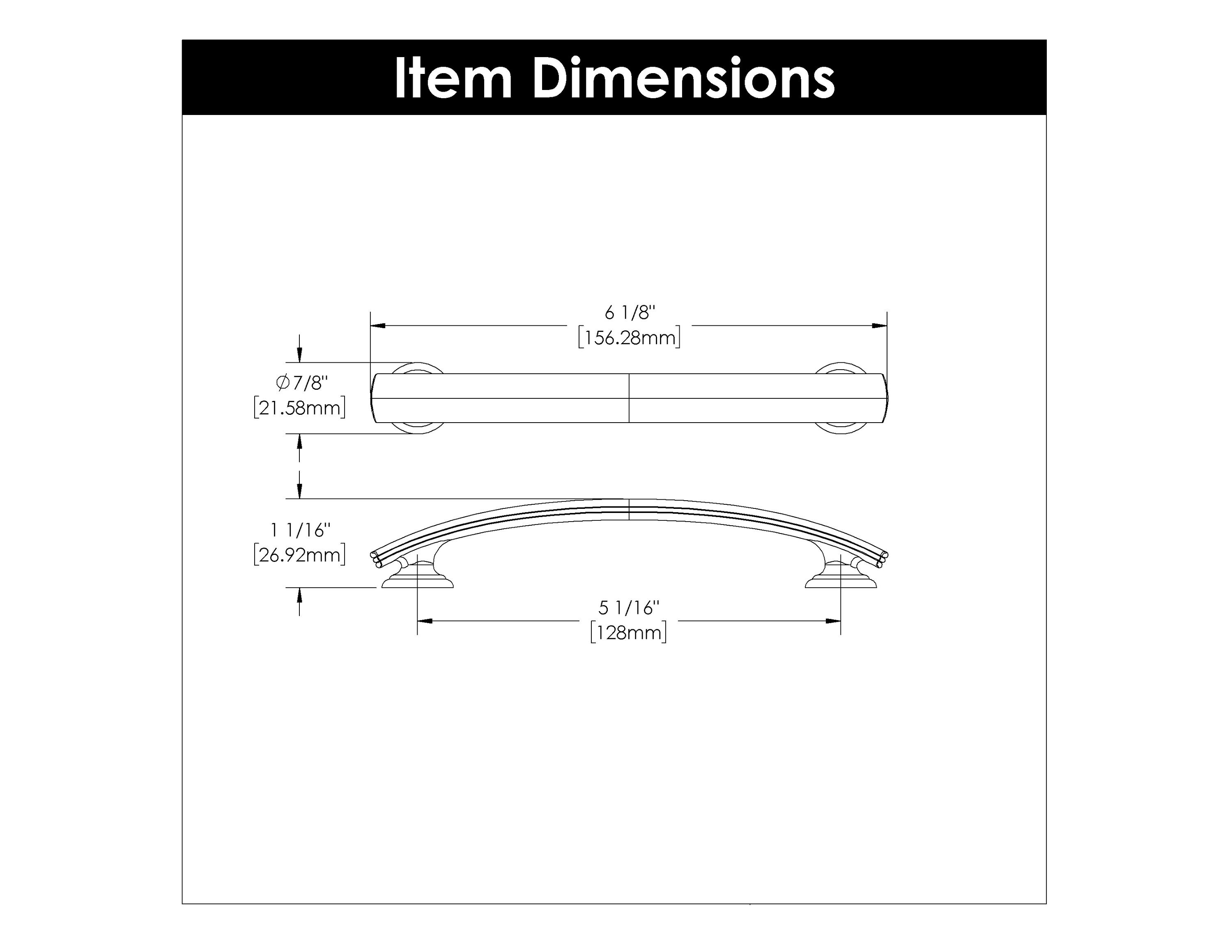 Hickory Hardware P2149-BGB Cabinet-Pulls - View #4