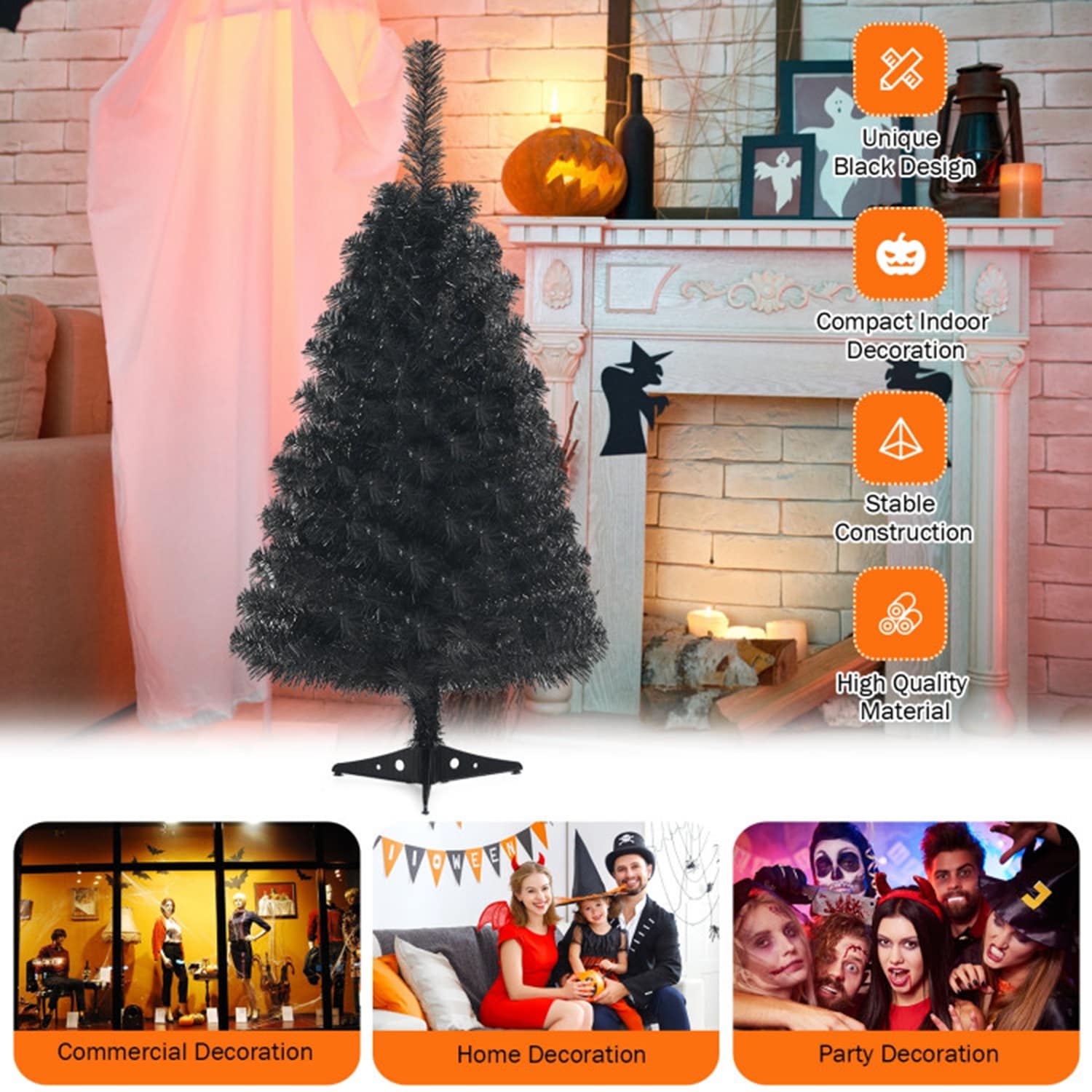 Forclover HYC-CM184C Artificial-Christmas-Trees - View #8