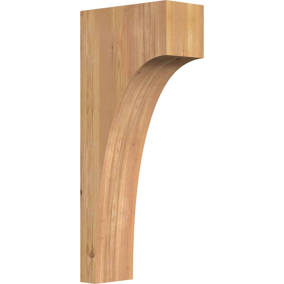 Ekena Millwork COR06X12X28HUN00SWR 5.5-in x 12-in x 28-in Huntington Unfinished Western red cedar Wood Paintable/Stainable Corbel