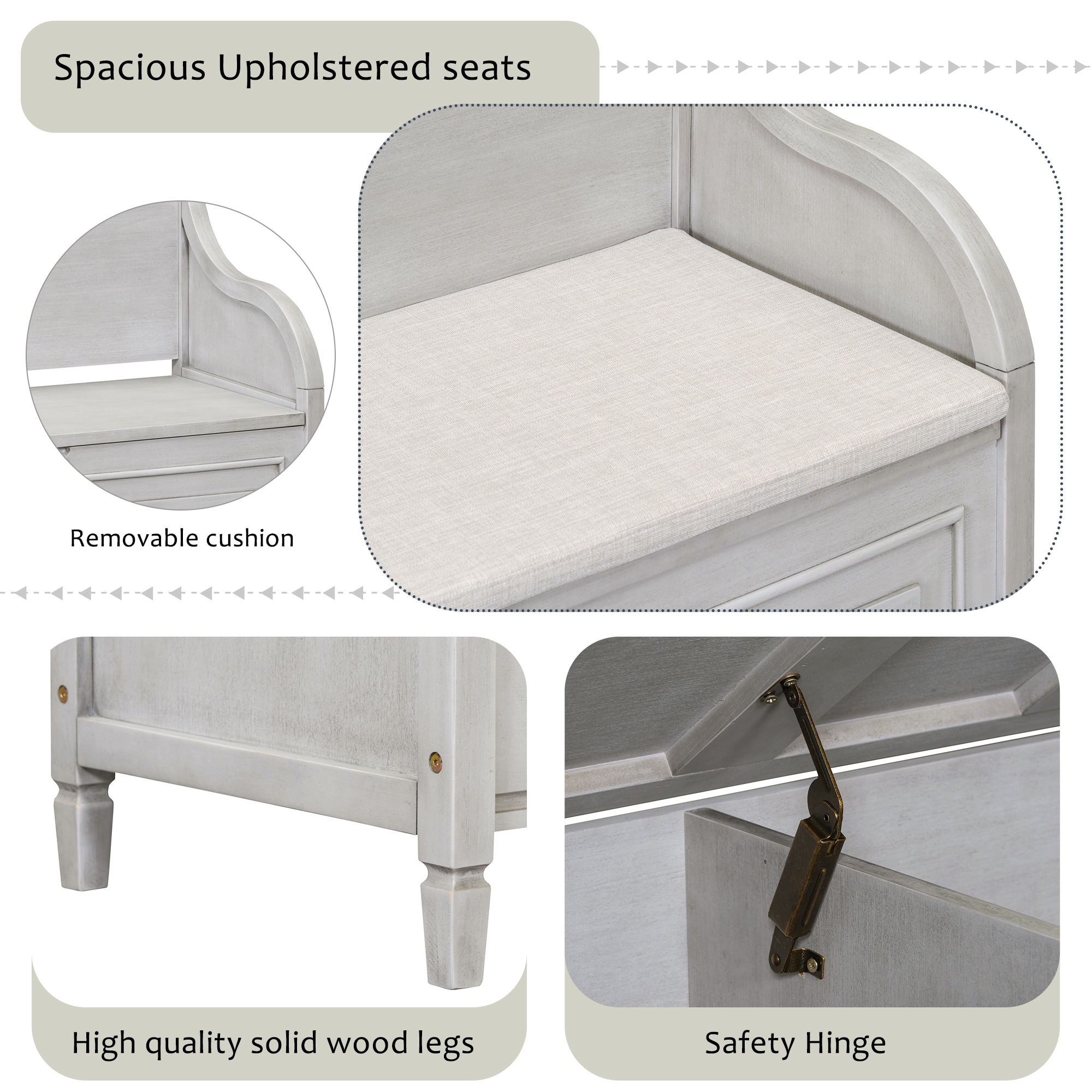 SINOFURN SYA330075GY bench - View #5