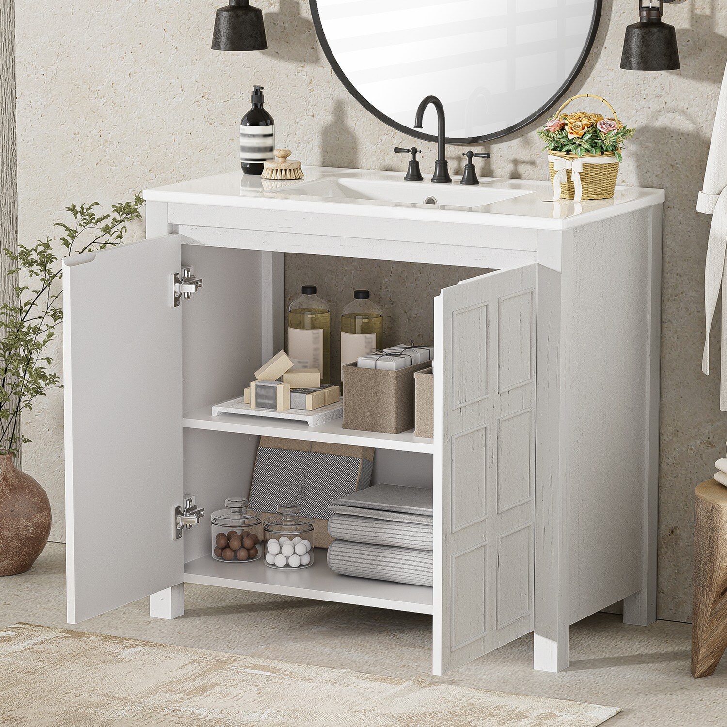 Watnature ZWZBP1SDHCE1 Bath-Vanity-Combo - View #6