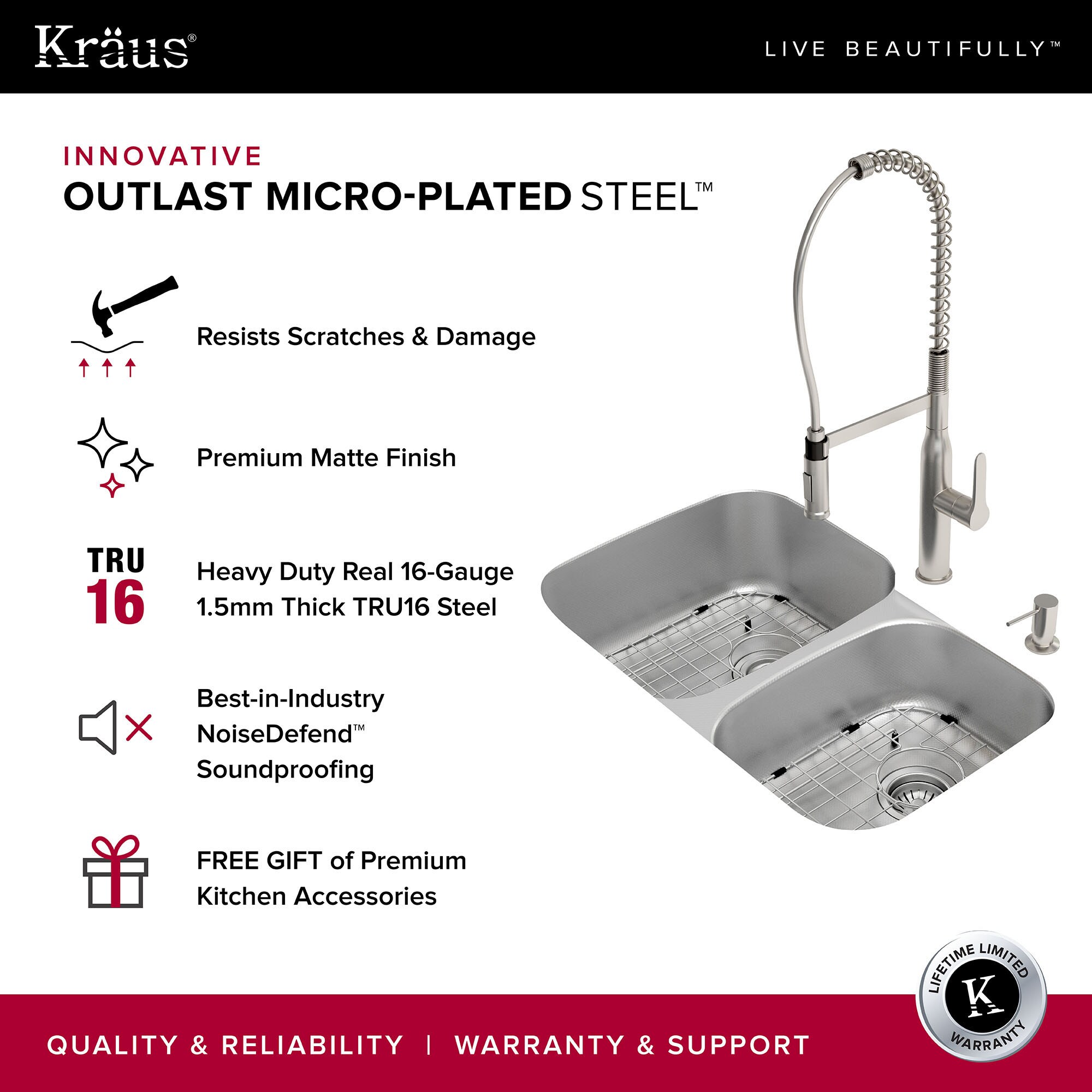 Kraus KBU24E Kitchen-Sinks - View #4